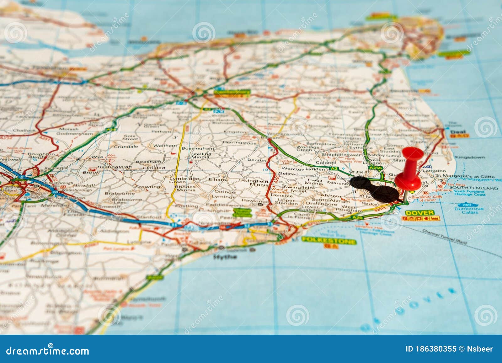 Map Of East Kent Coast Kent Map Photos - Free & Royalty-Free Stock Photos From Dreamstime