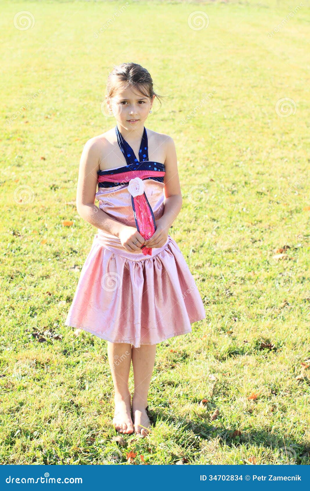 https://thumbs.dreamstime.com/z/shaming-little-girl-pink-dress-standing-green-meadow-34702834.jpg
