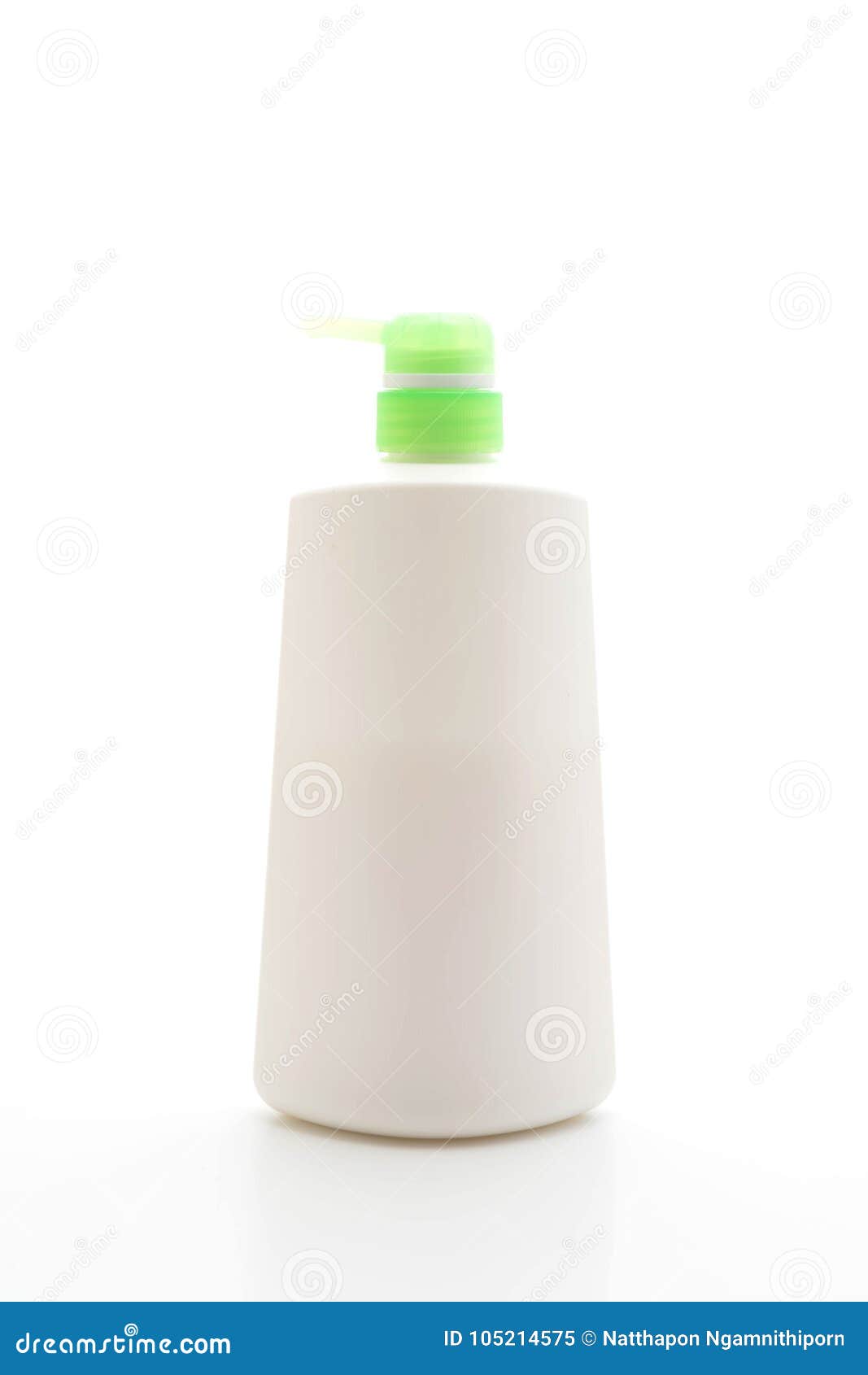 Shampoo bottle on white stock image. Image of white 105214575