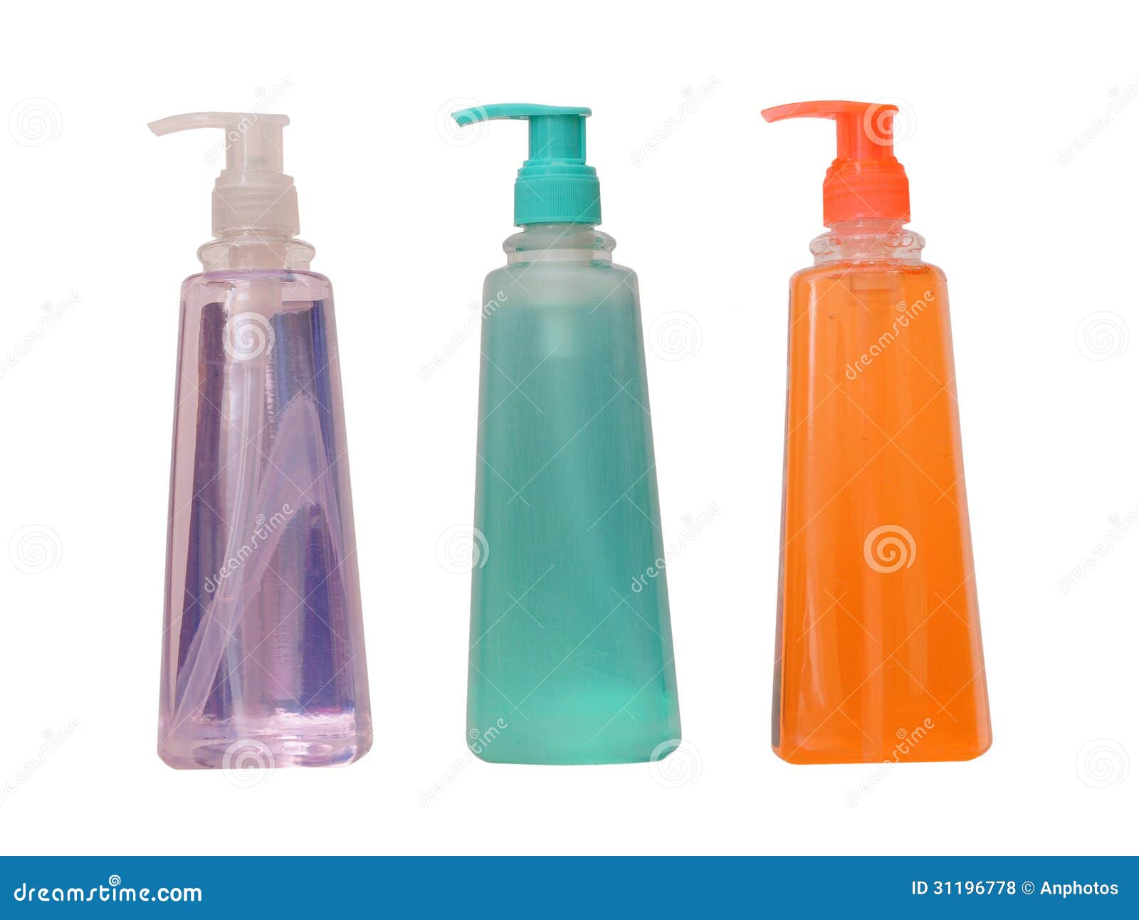 Shampoo bottles stock photo. Image of pack, isolate, plastic 31196778