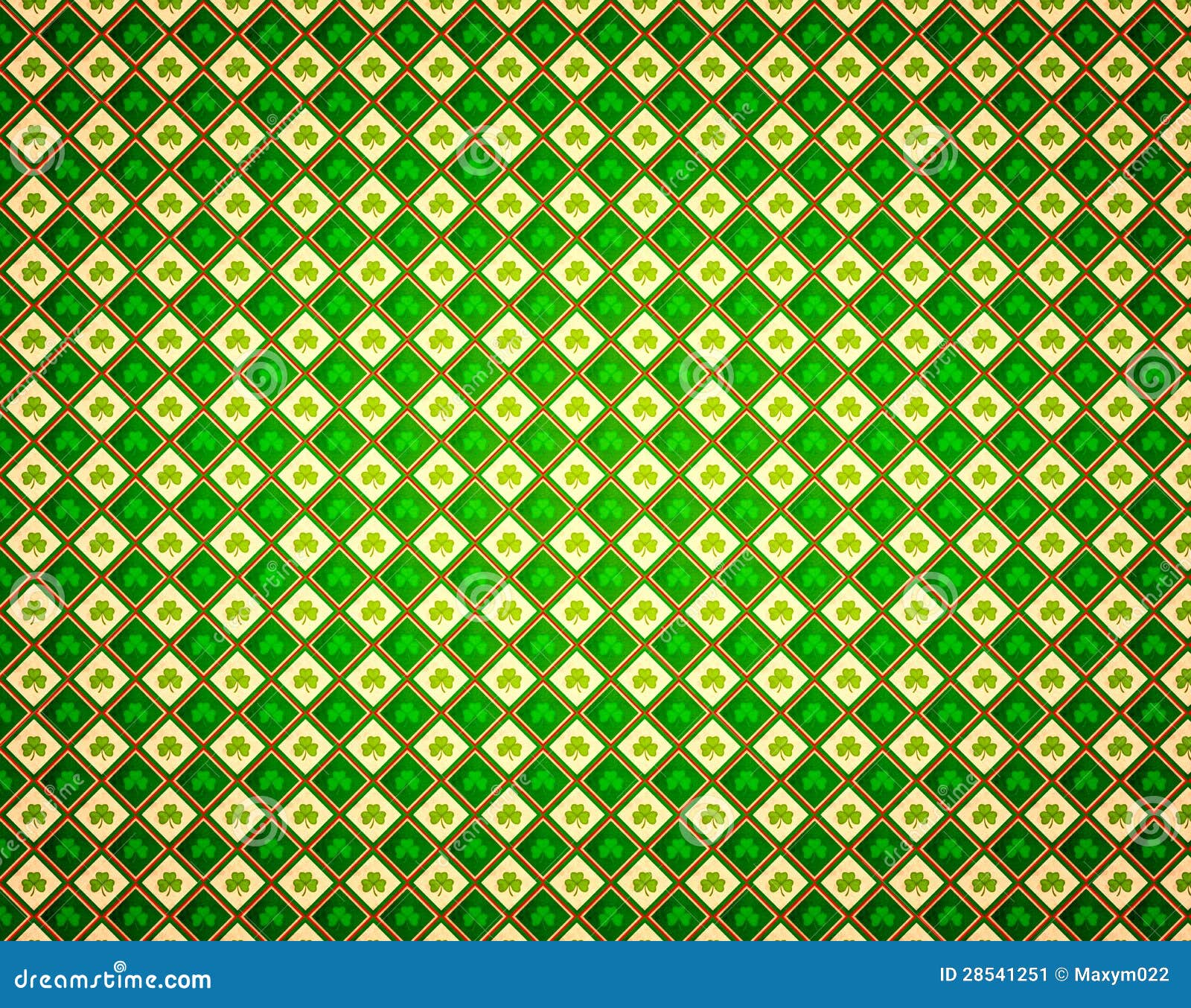 Shamrock Paper stock illustration. Illustration of border - 28541251
