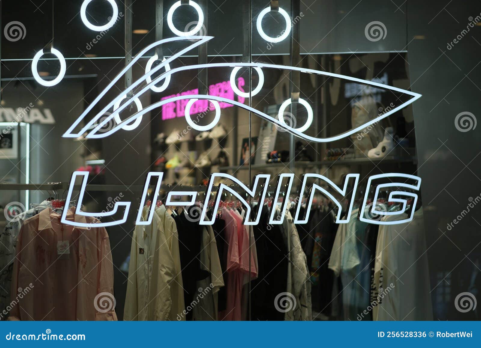 Li-ning Clothing Store At Taikooli,Chengdu Editorial Image ...
