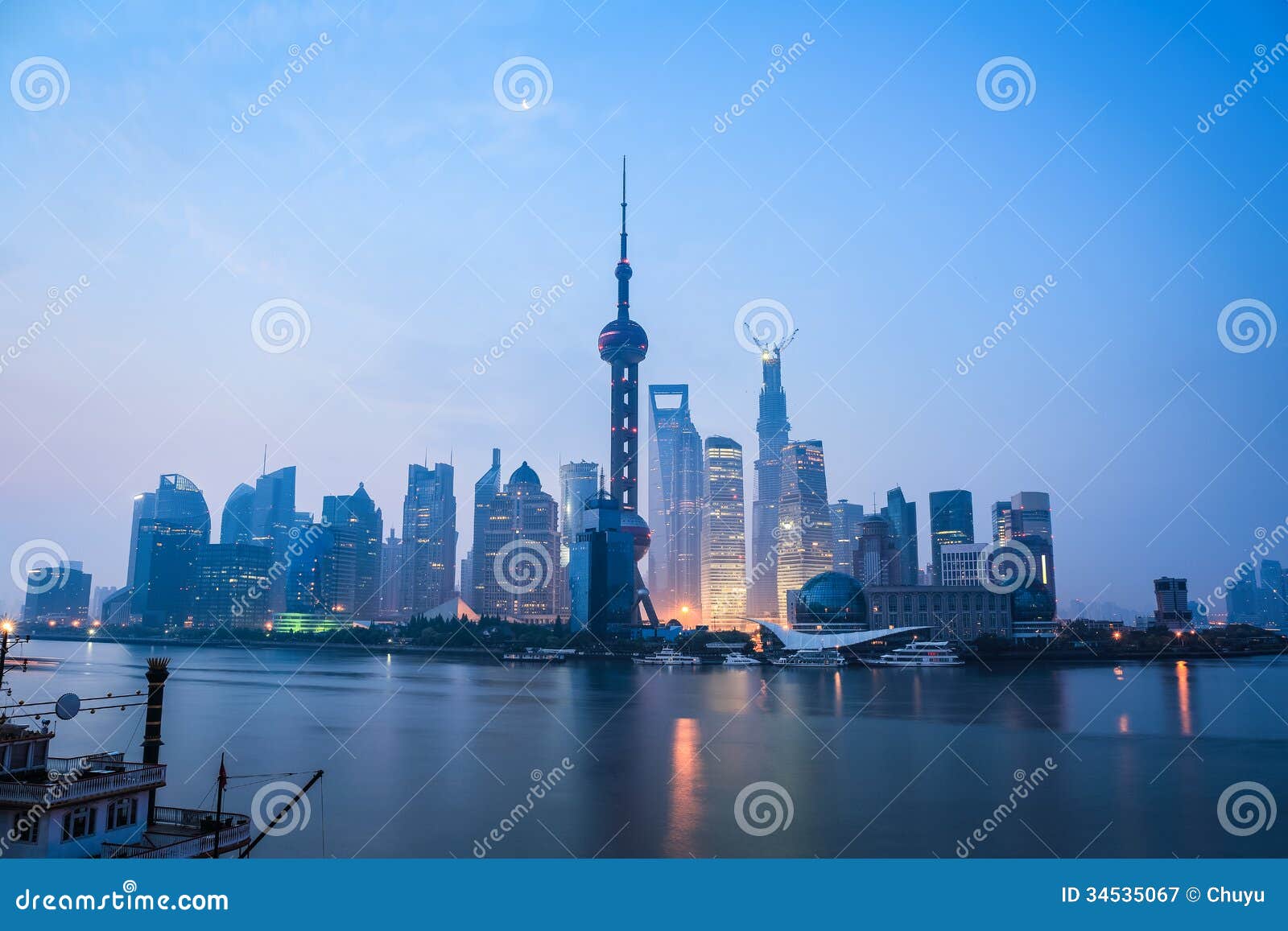 shanghai in daybreak