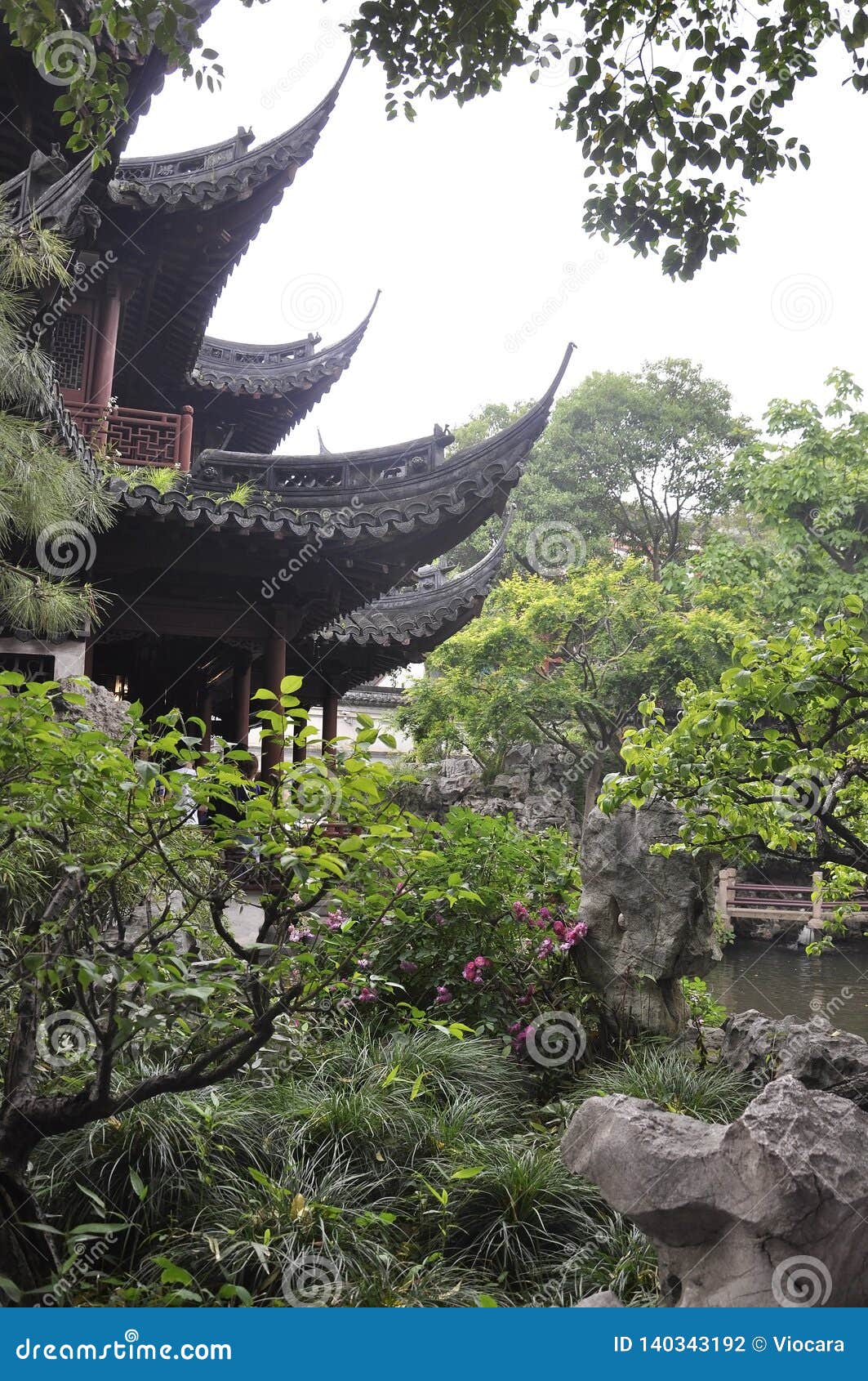 Shanghai 2nd May Picturesque Landscape From The Famous Yu Garden