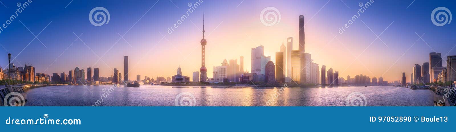shanghai skyline cityscape