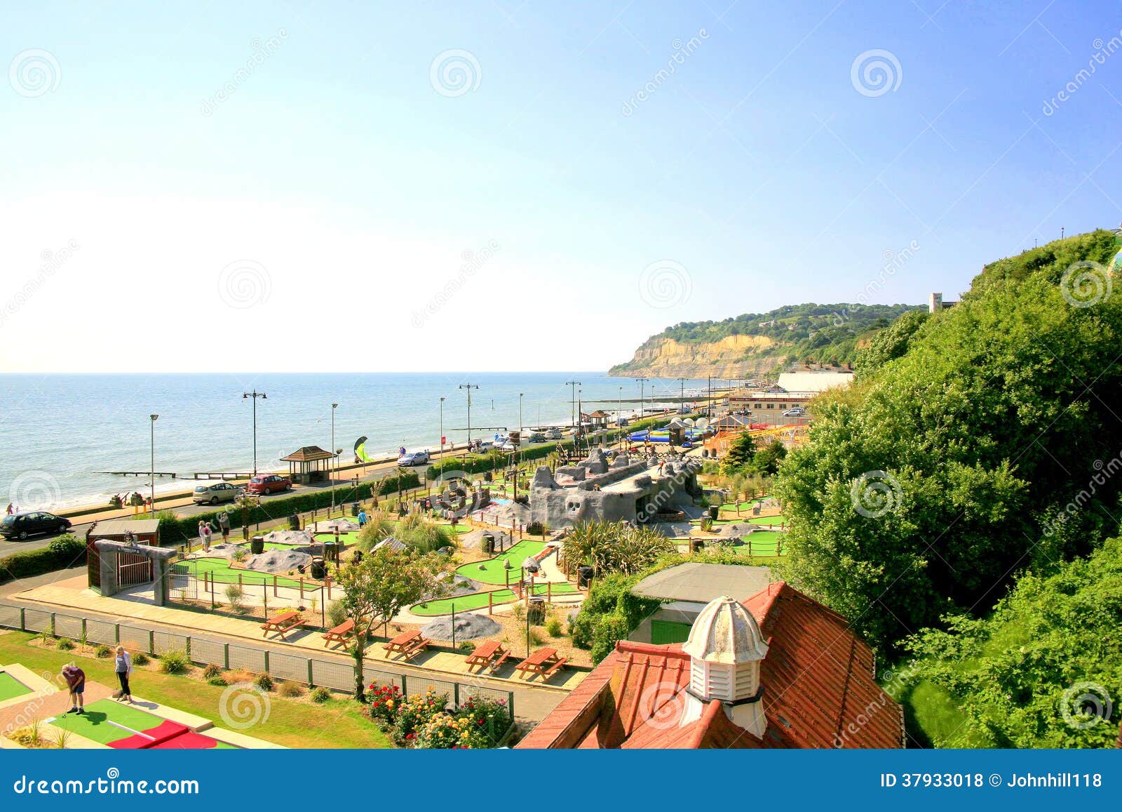 Shanklin, Isle of Wight. editorial stock photo. Image of shanklin