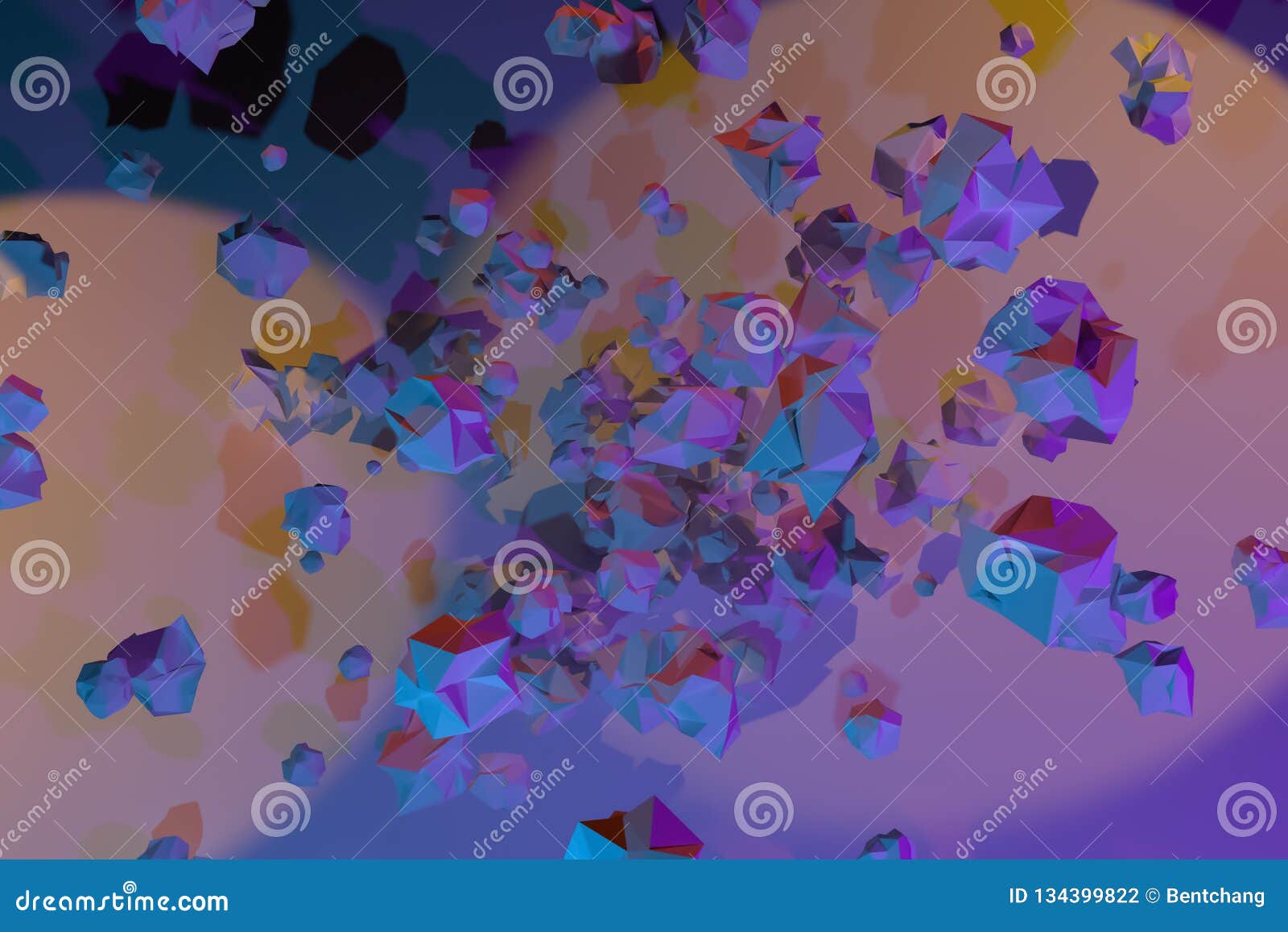 Shape or Mesh for Graphic Design Background. Stock Illustration