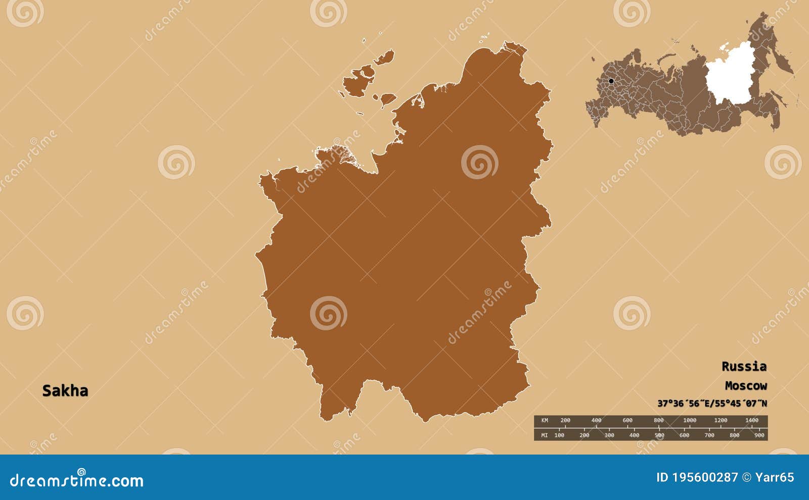 Sakha Republic Of Russia Zoomed Pattern Stock Illustration Illustration Of Landscape Capital 195600287