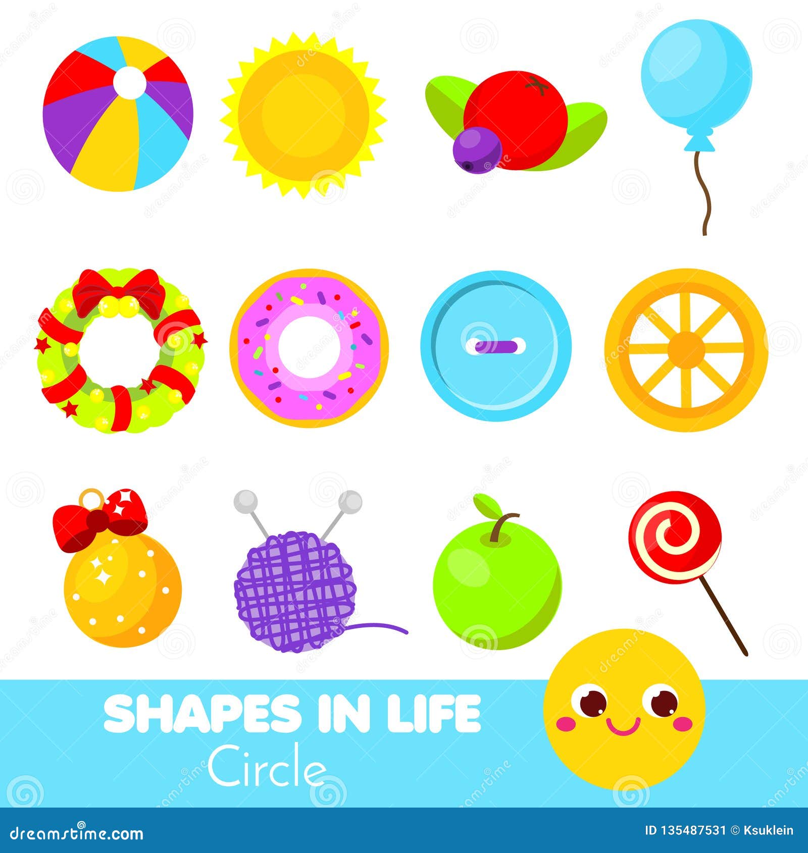 Shapes For Toddlers Printable Page For Preschool And Kindergarten Kids ...