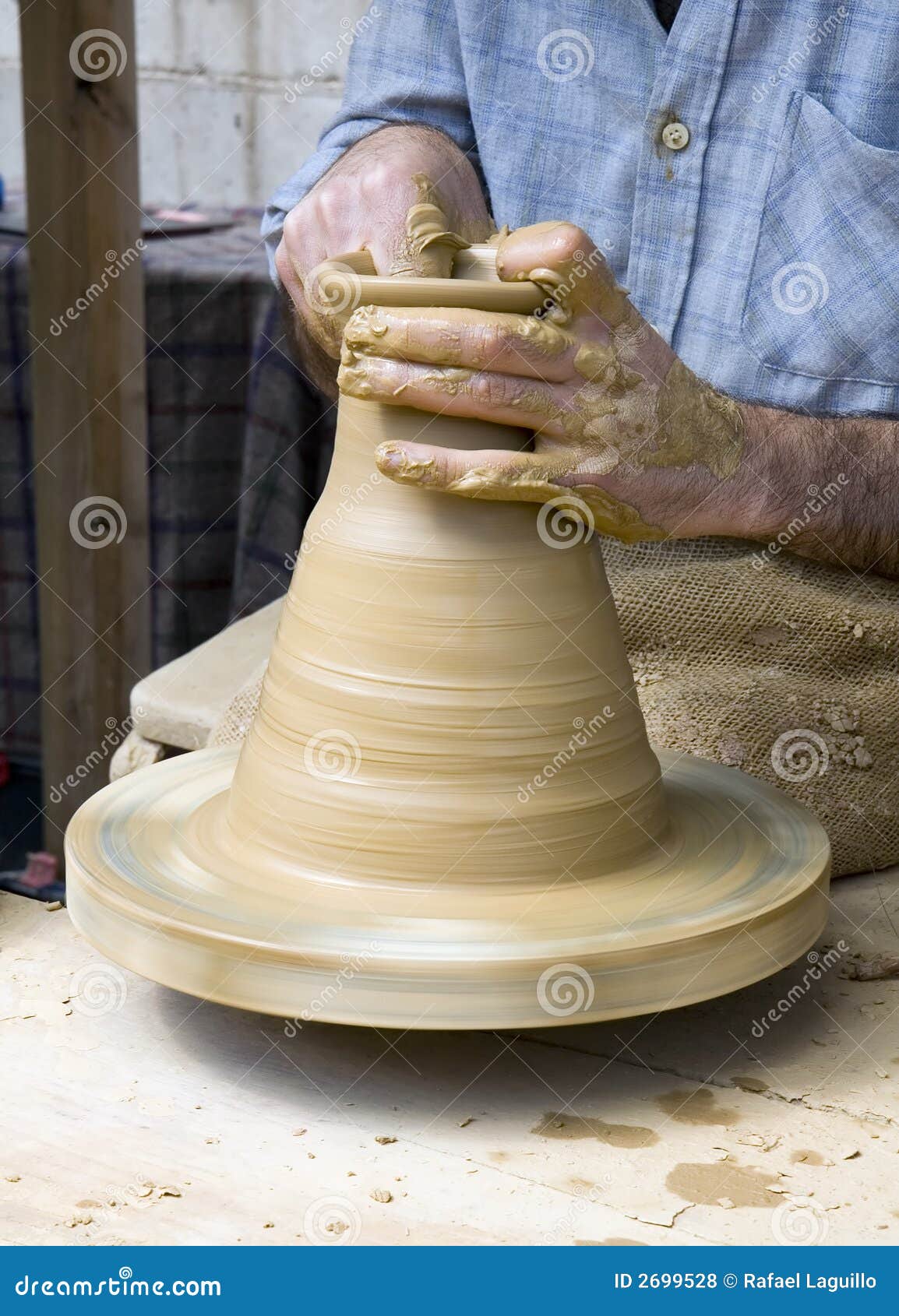 shaping clay