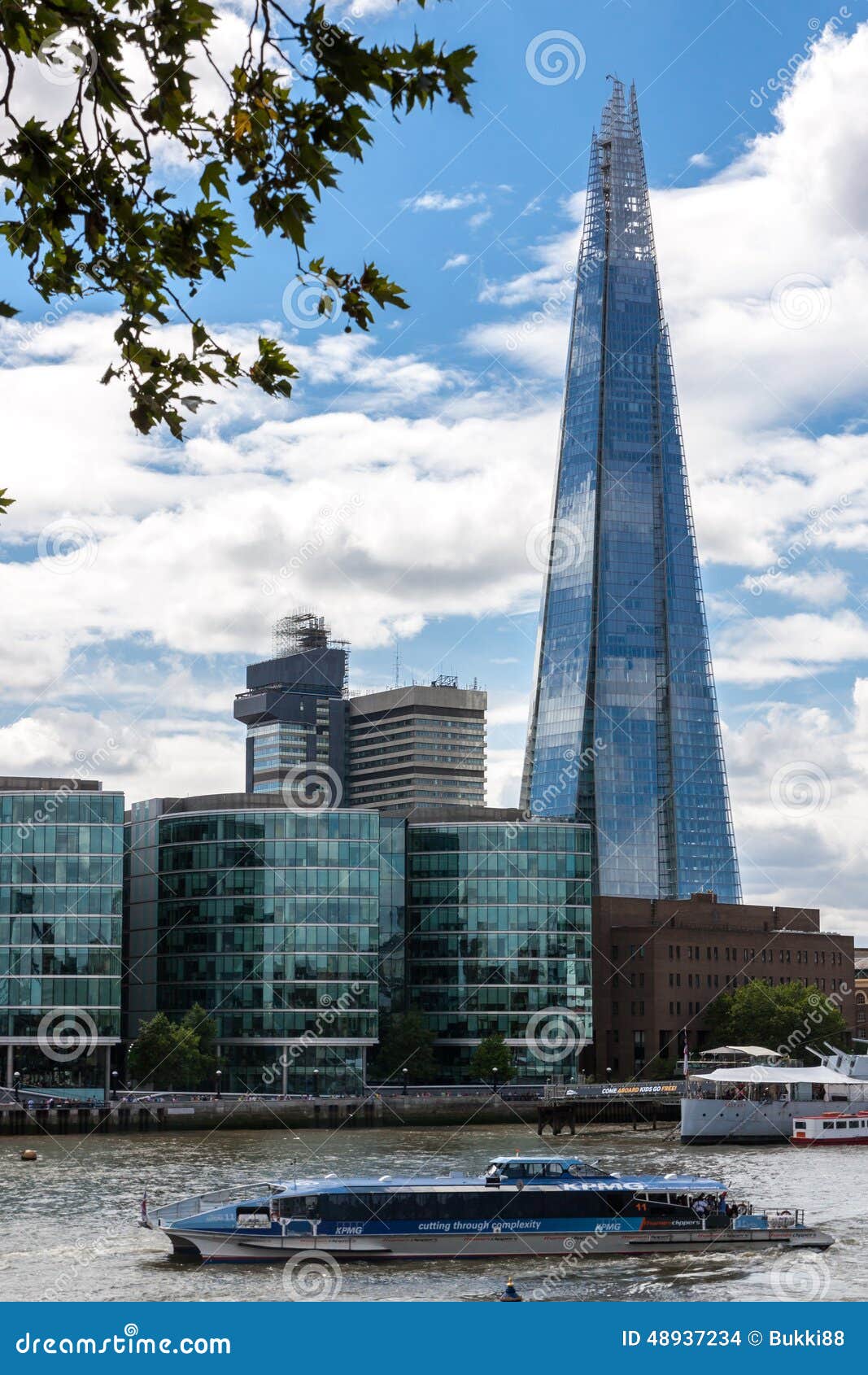 The Shard in London editorial stock image. Image of finance - 48937234