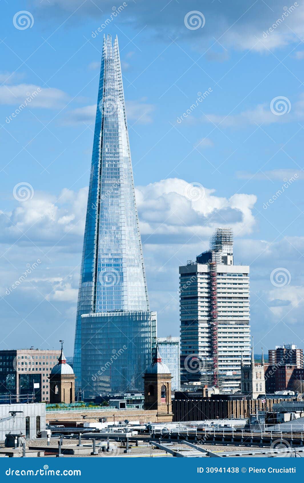 The Shard in London 2013 editorial stock photo. Image of landmark ...