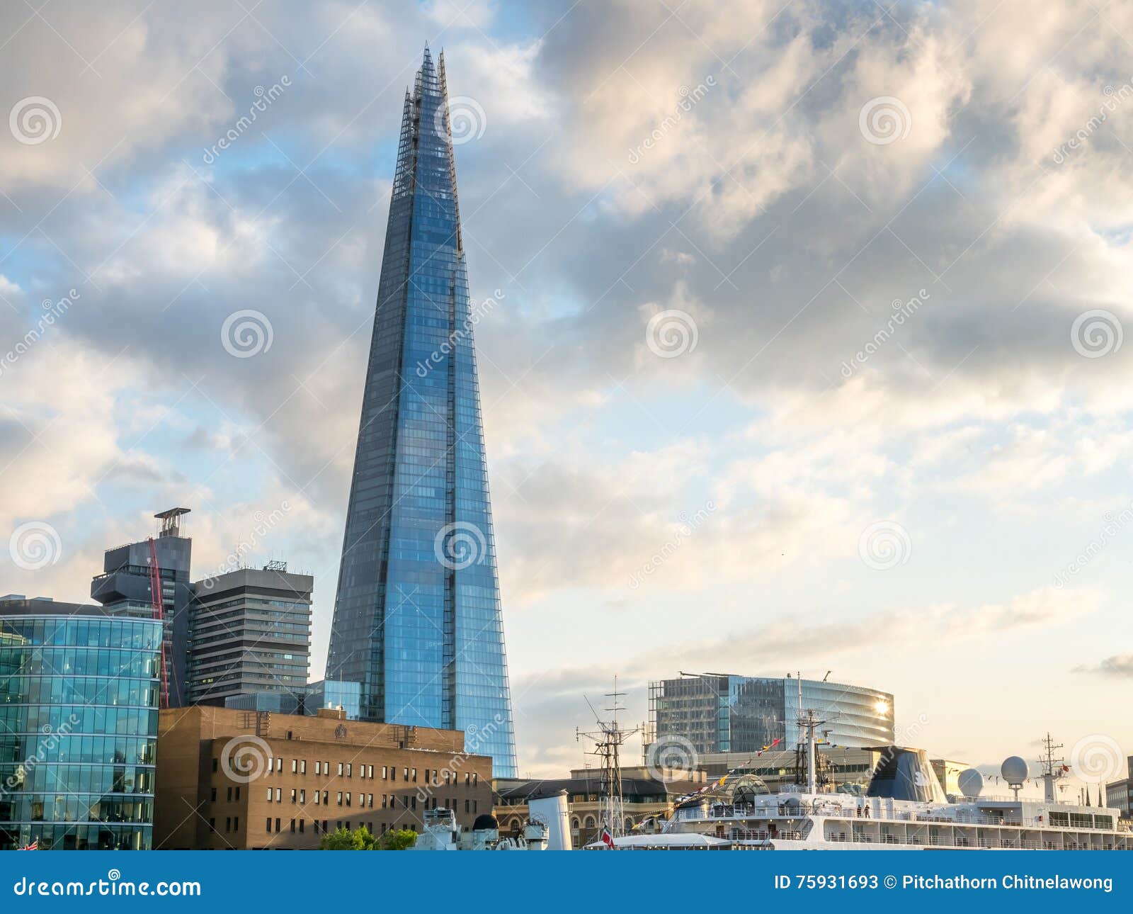 The Shard, the Tallest Building in UK Editorial Stock Photo - Image of ...