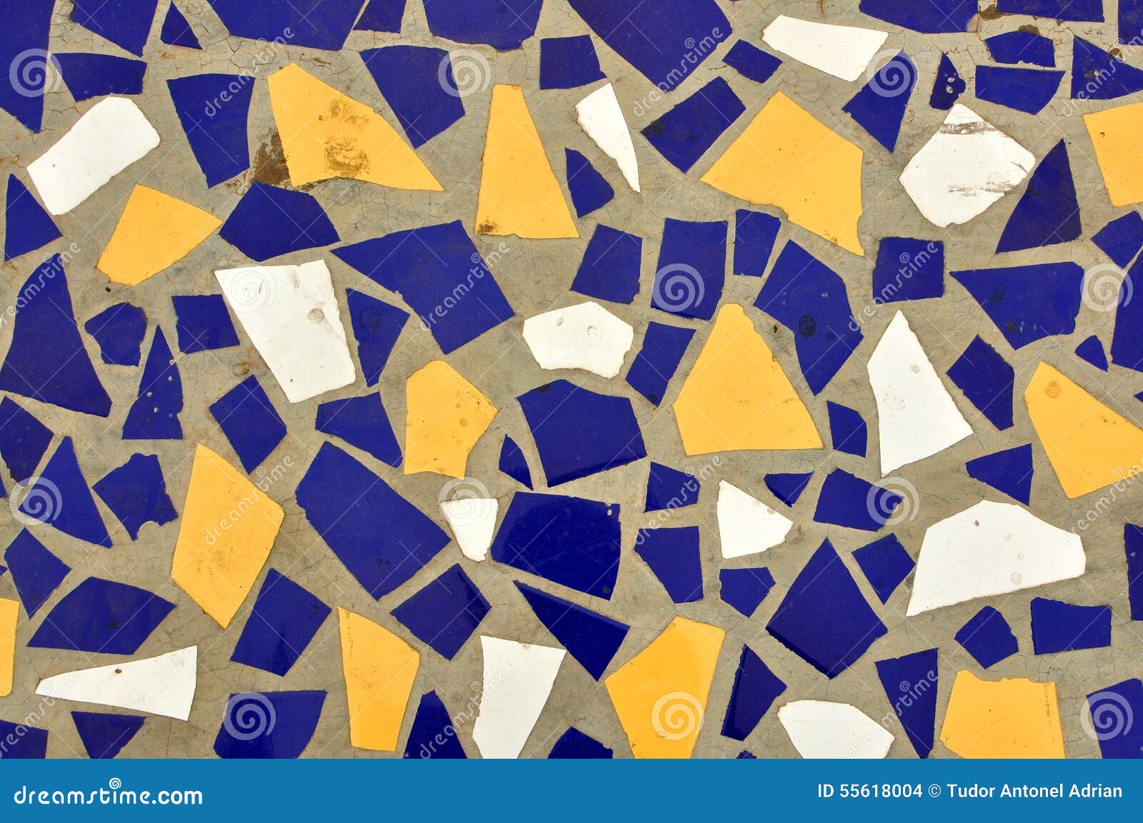 Shards mosaic stock photo. Image of pottery, tile, ceramic 55618004