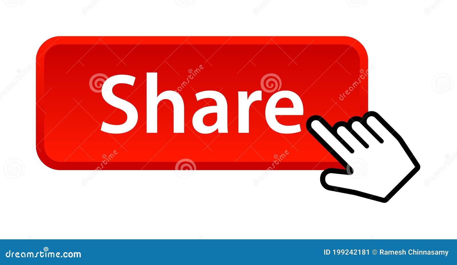 Share button stock vector. Illustration of information - 199242181