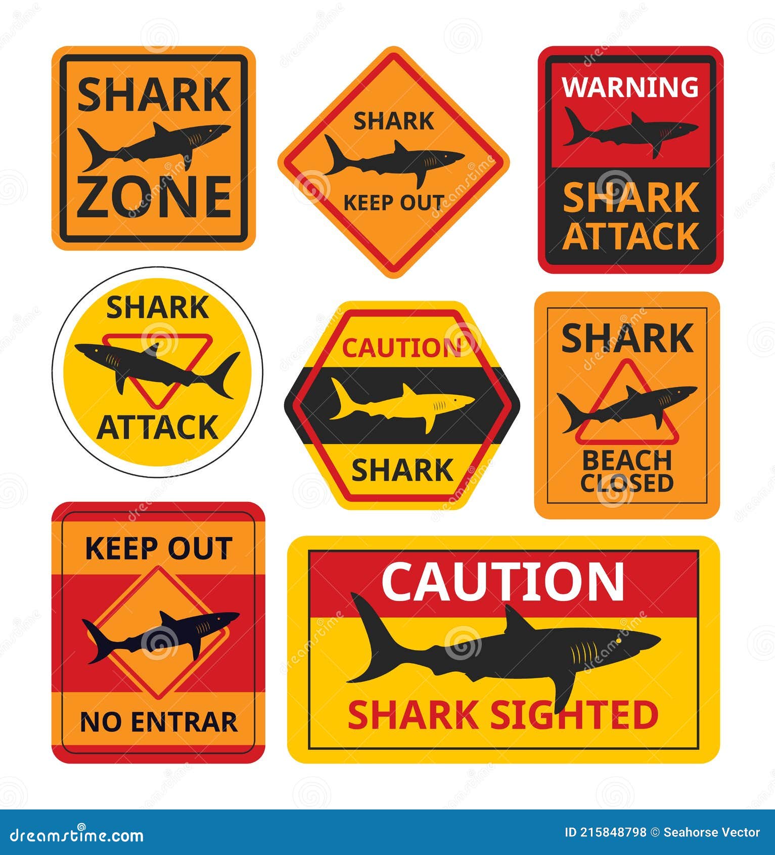Shark Attack, Warning Signs Danger, Danger In Sea Water, Information ...