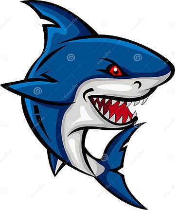 Shark Cartoon for You Design Stock Illustration - Illustration of cute ...