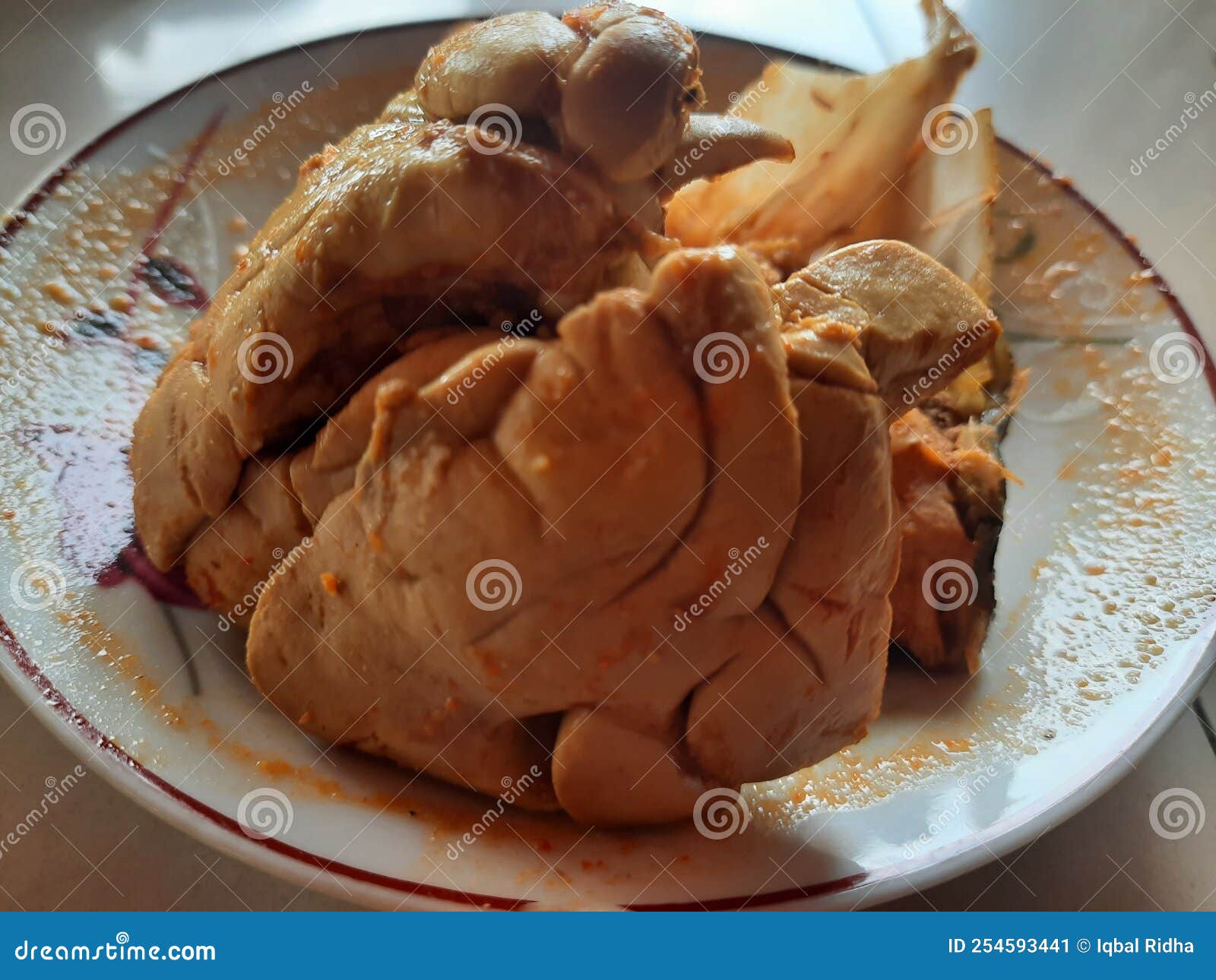 Shark Eggs Cooked in the Style of Aceh, Indonesian Cuisine Stock Image
