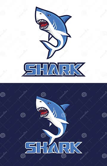 Shark Esports Logo Template Design Stock Vector - Illustration of game ...