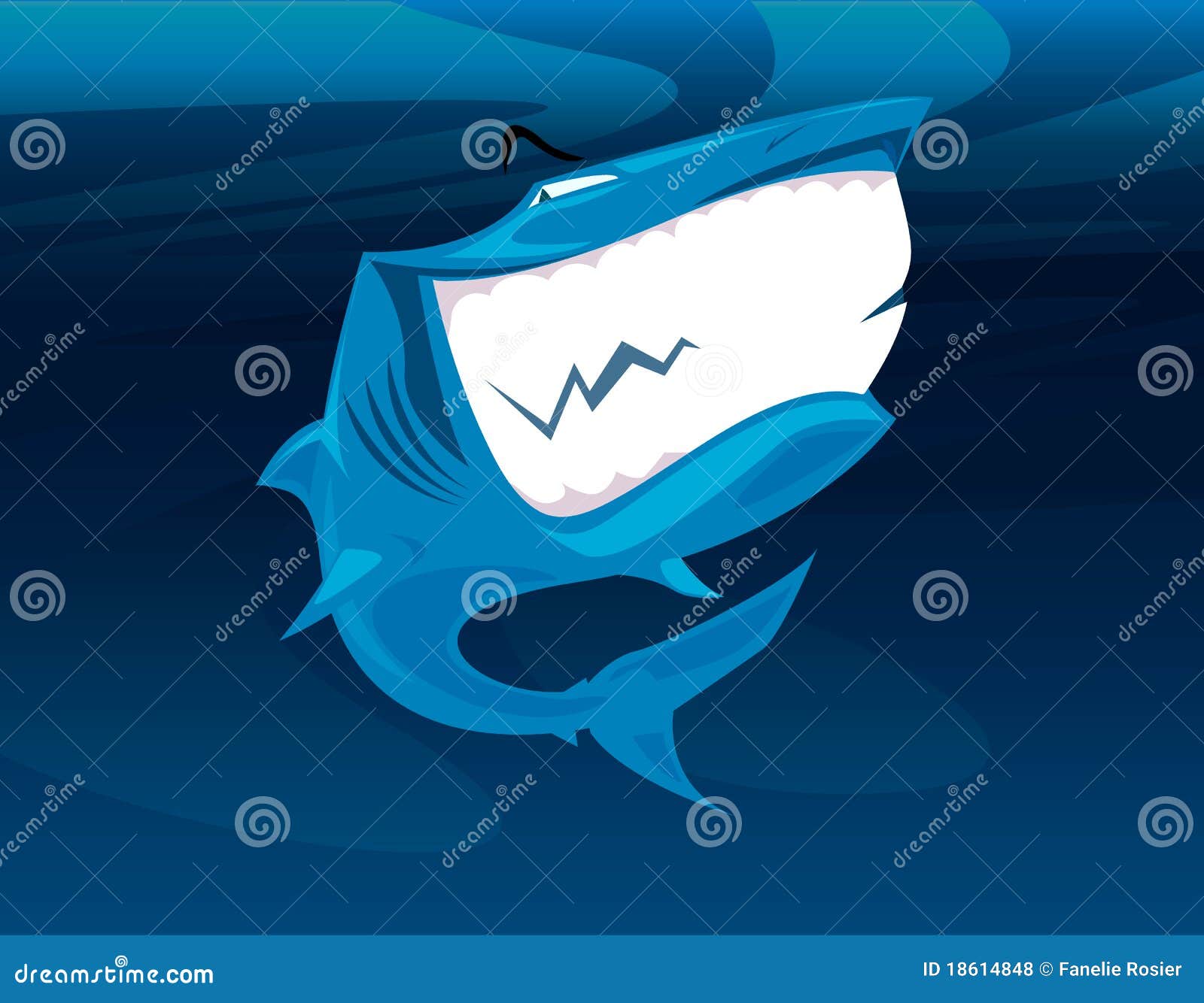 Download Shark huge smile vector stock vector. Illustration of ...