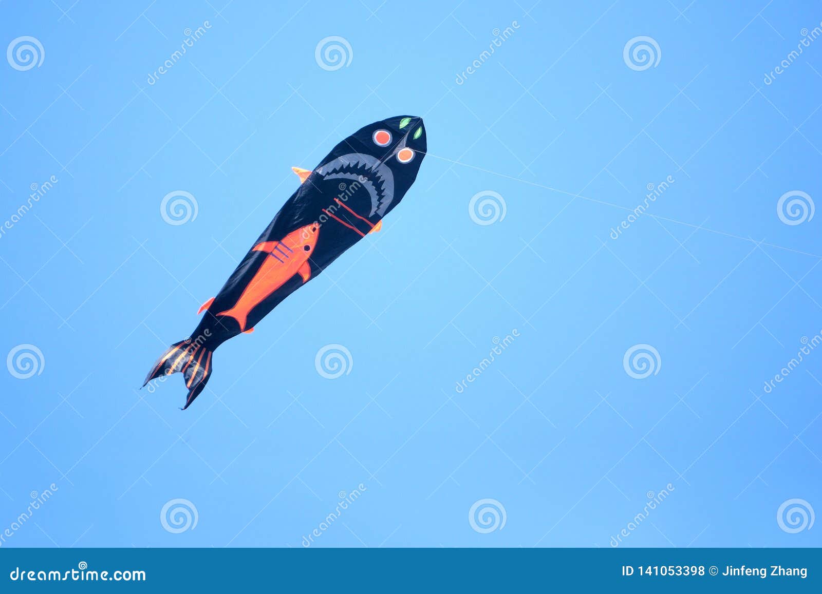 Shark kite stock photo. Image of kites, blue, fish, animal 141053398