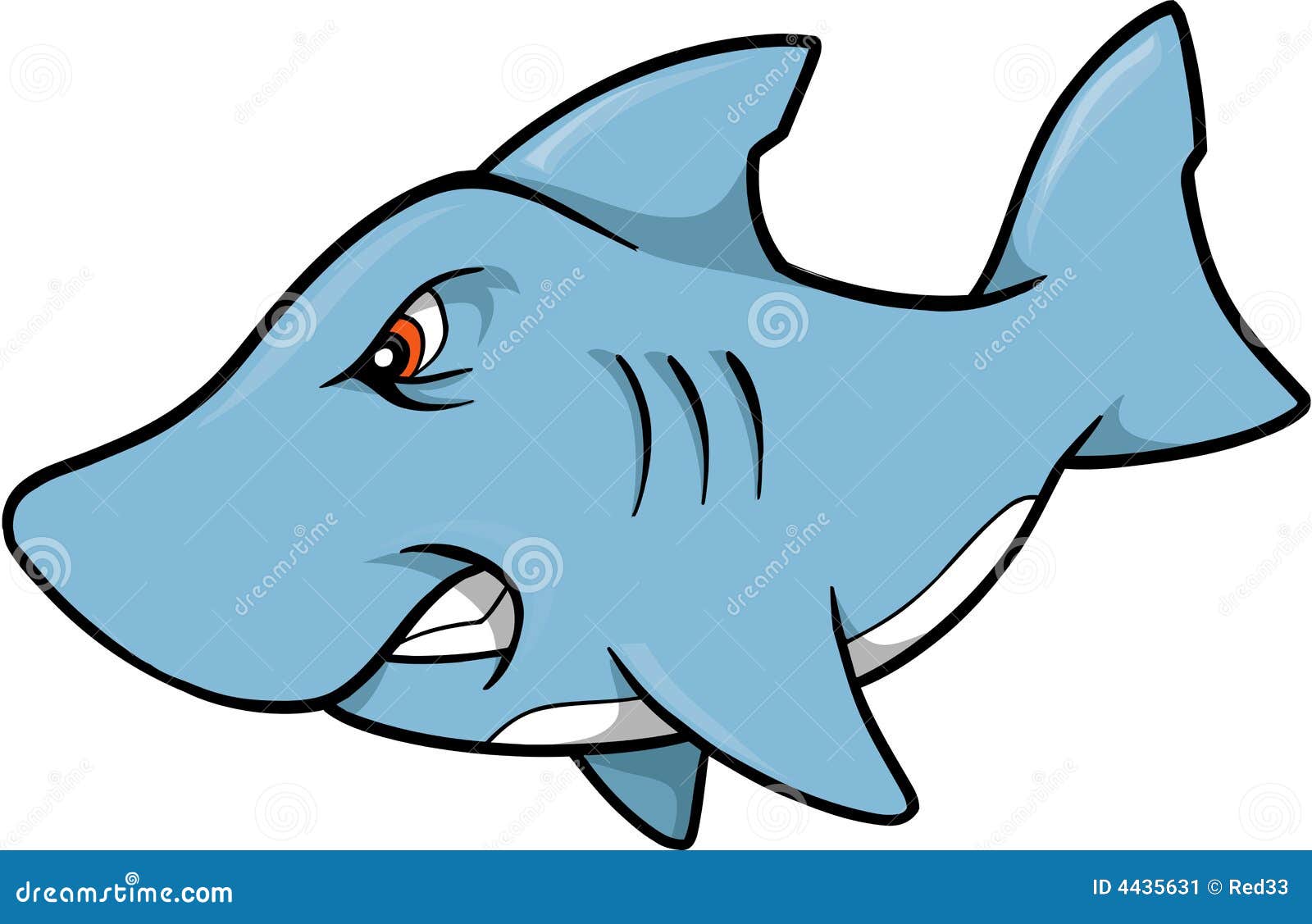 Download Shark Vector Illustration Stock Image - Image: 4435631