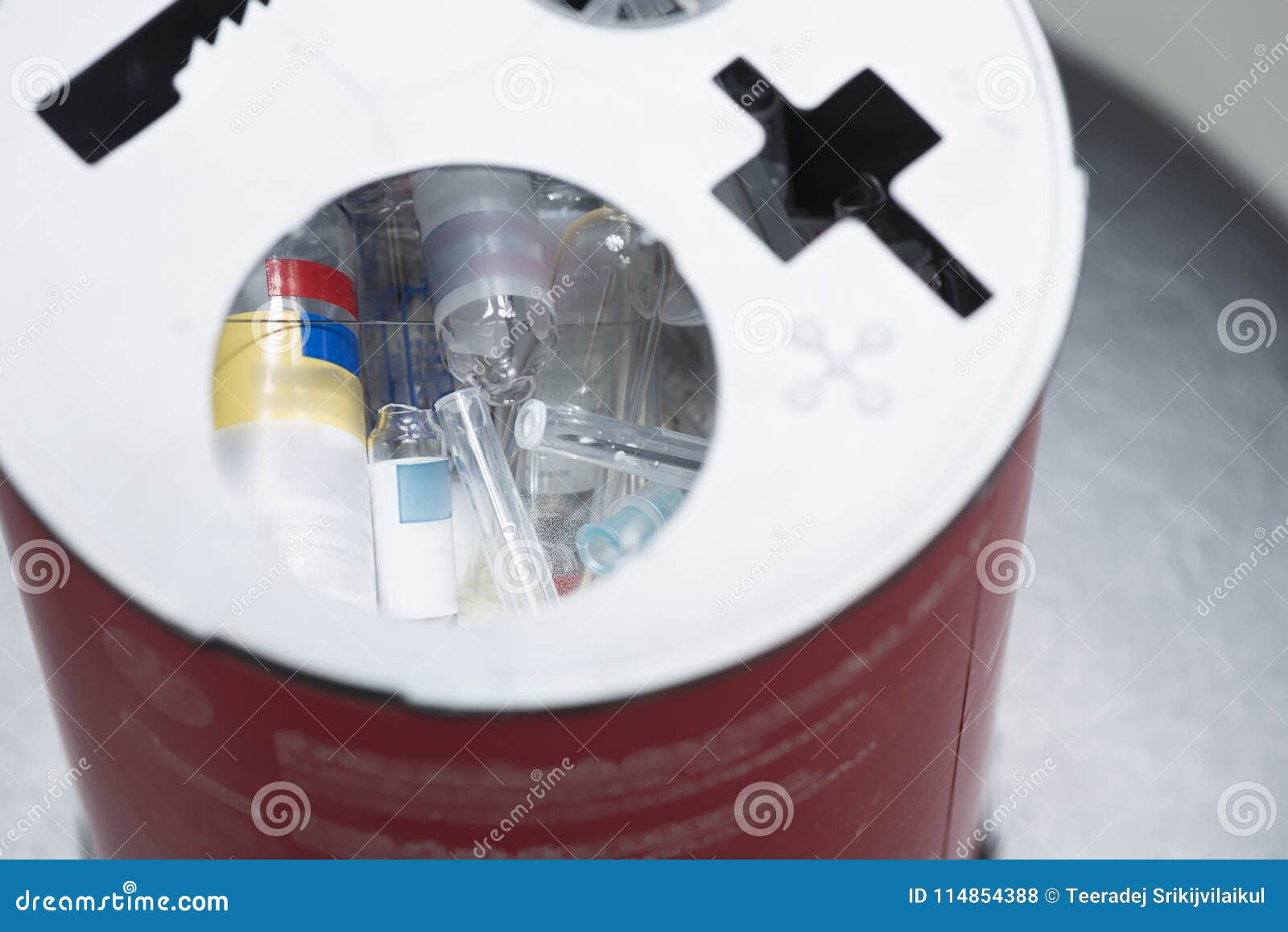 Danger Sharp Needle Hazard Stock Photo 16276284