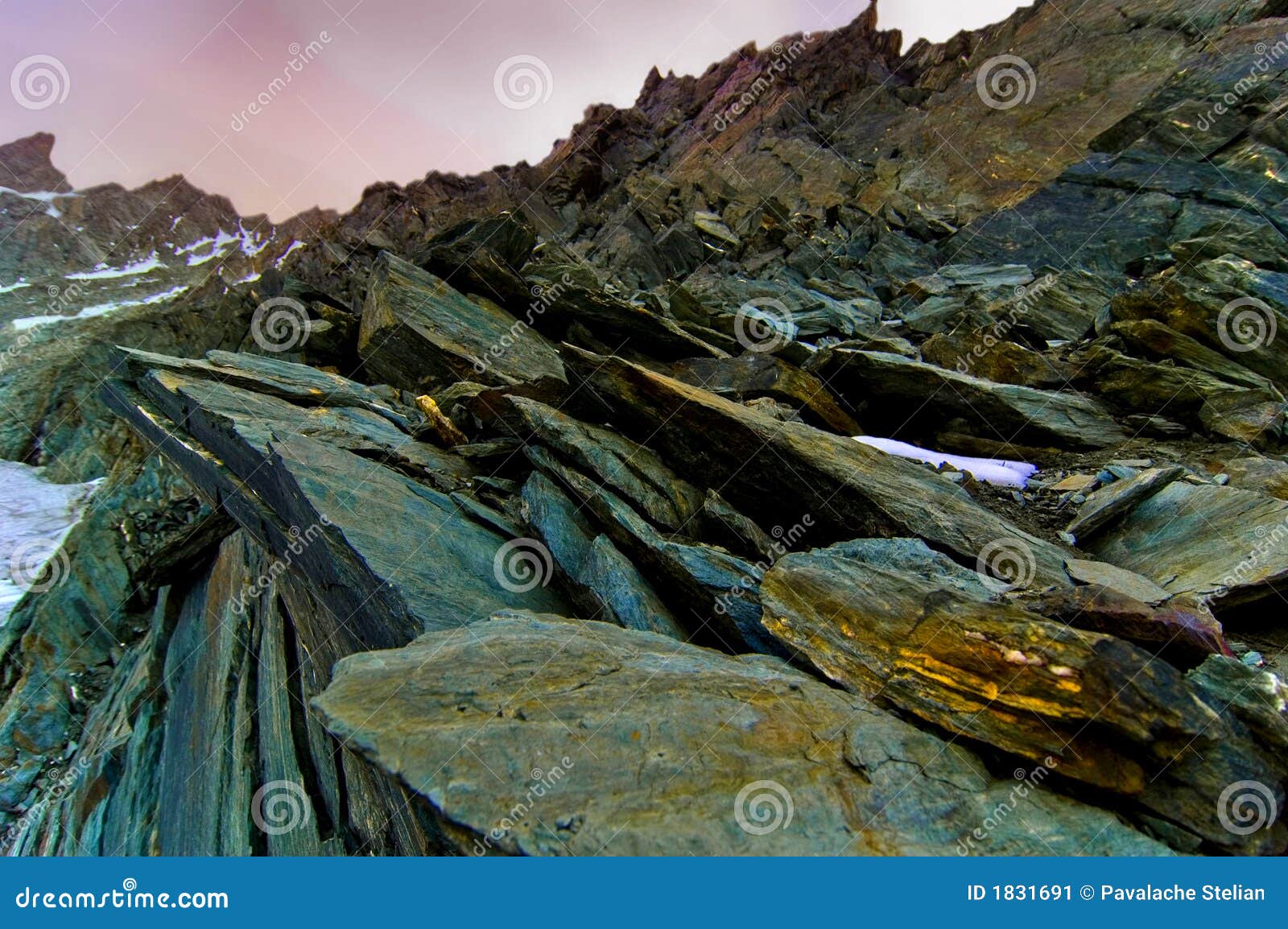 Sharp Rocks Near Grossglokner Peak. Stock Image - Image of mountain, cliff:  1831691