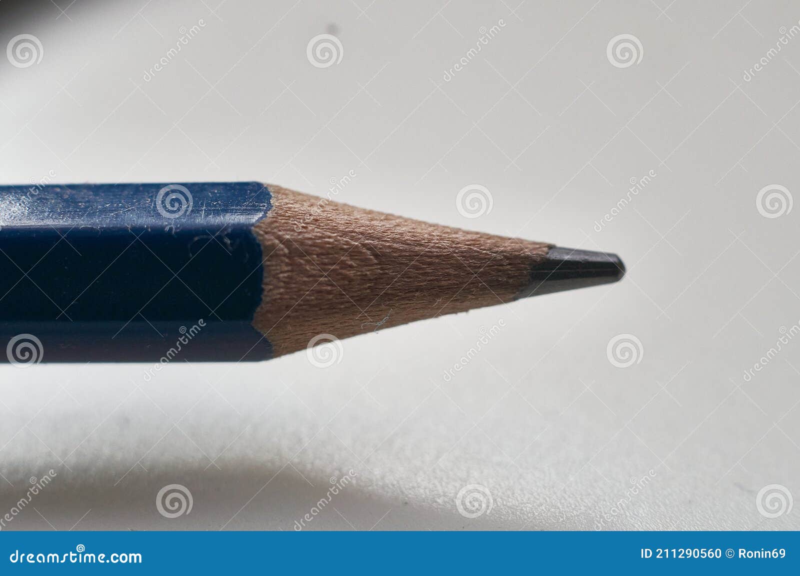 The Sharp Tip of a Wellhoned Pencil Stock Photo Image of isolated