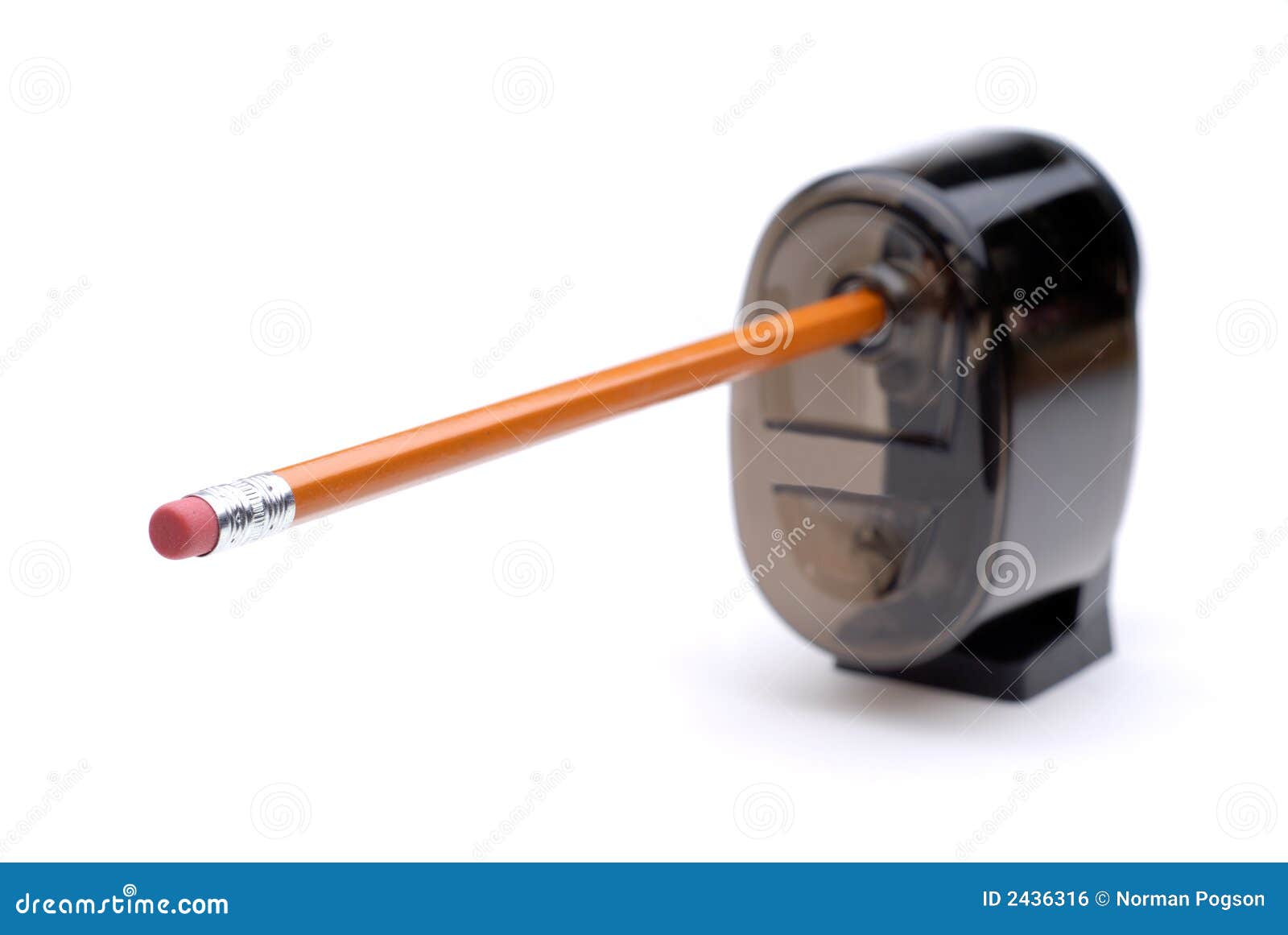 Sharpen a Pencil stock photo. Image of pencil, machine 2436316