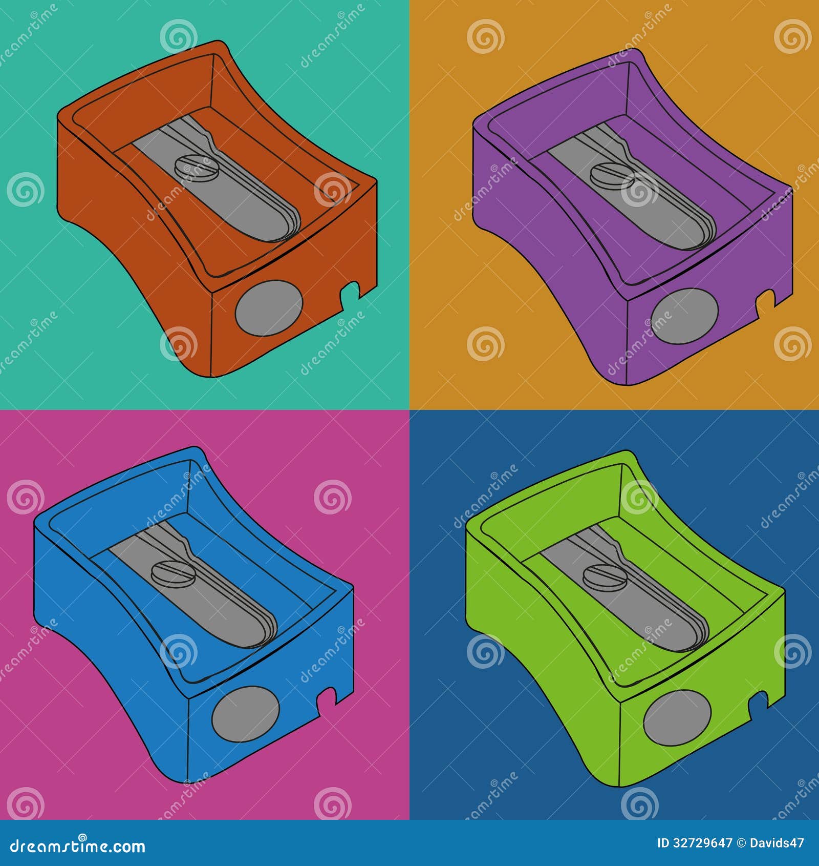 Sharpener stock vector. Illustration of draw, template 32729647