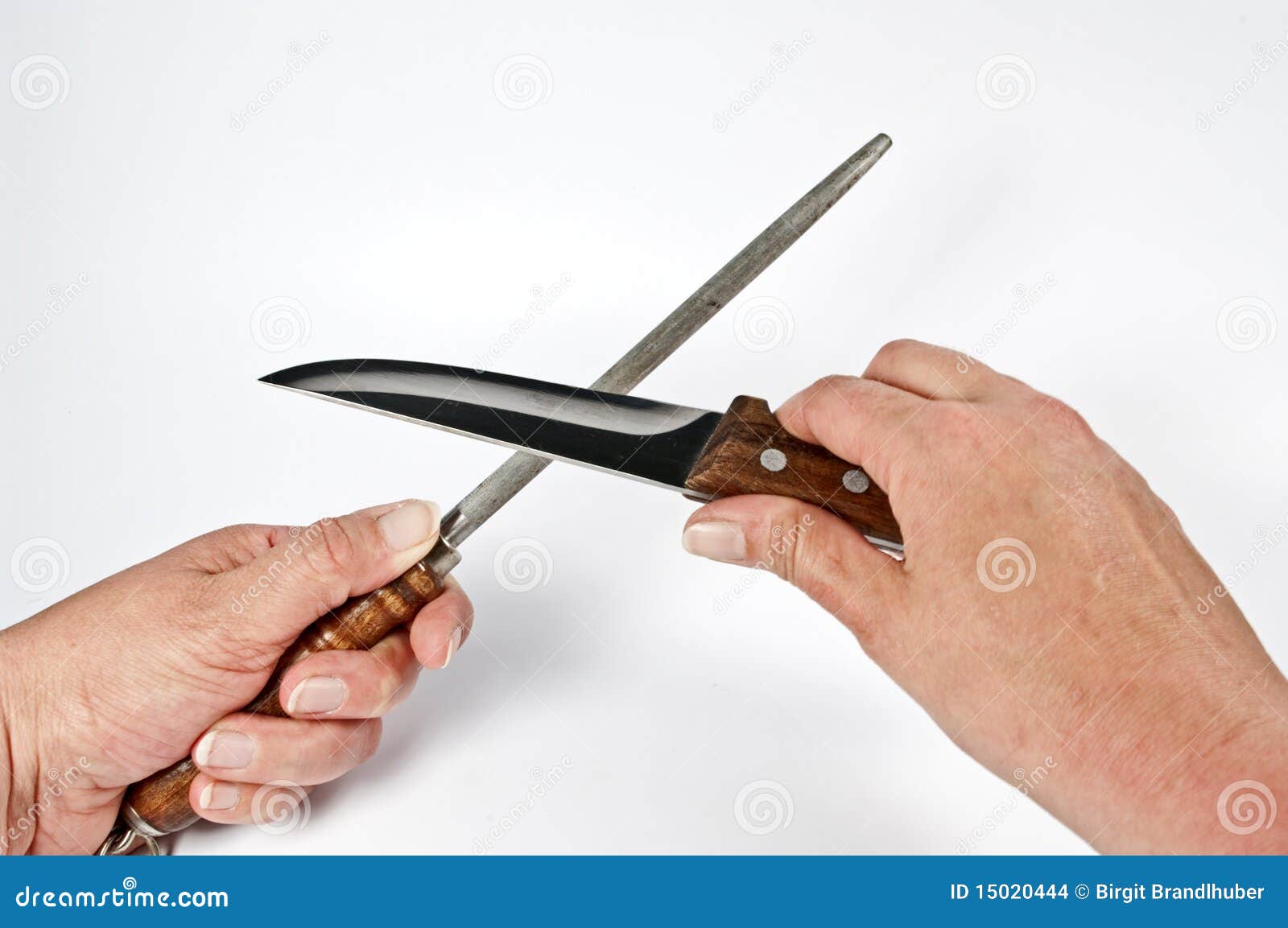 Sharpening a knife stock photo. Image of sharpen, carving 15020444