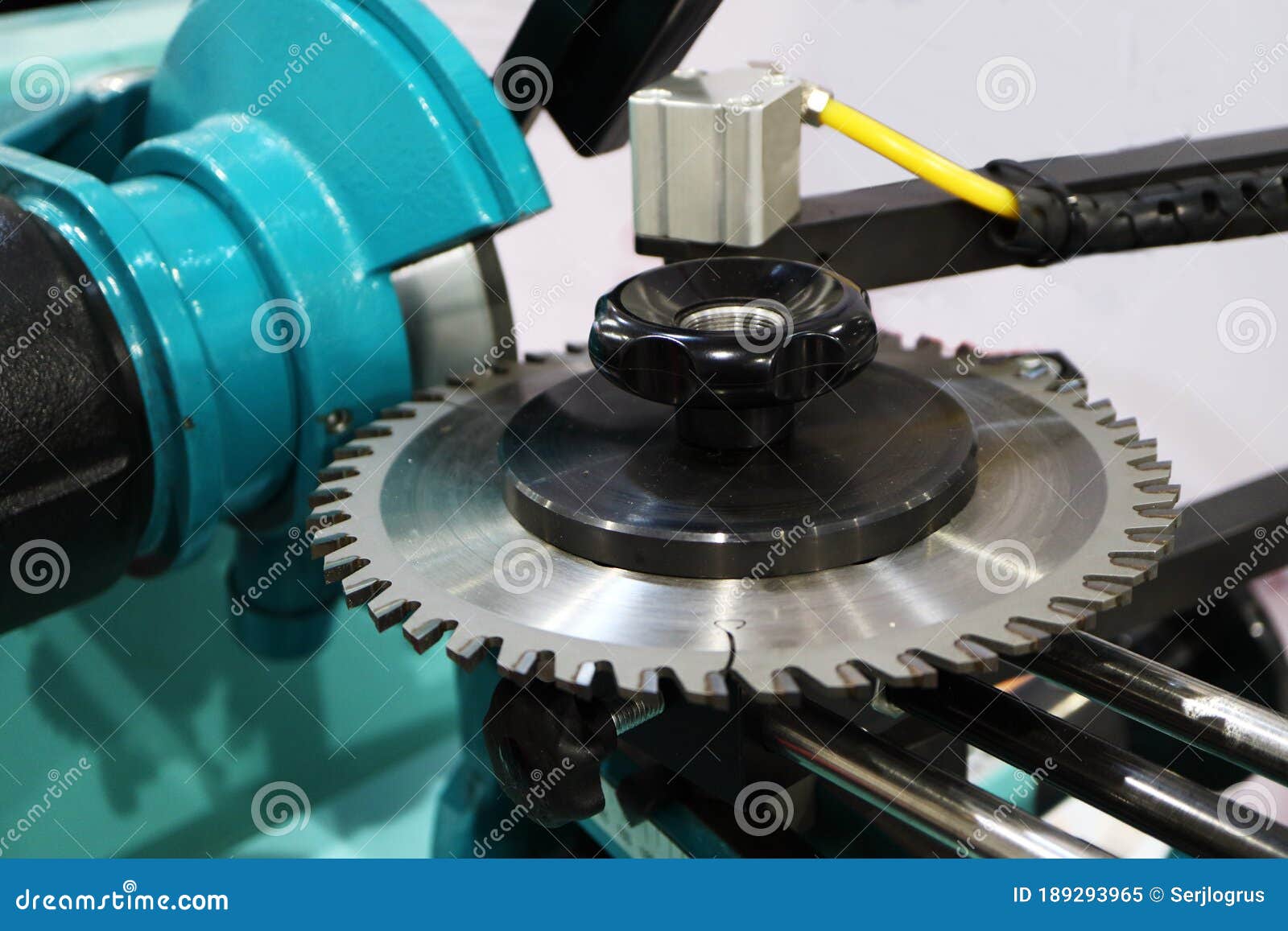 Sharpening Machine Produces Sharpening the Saw Blade Stock Image - Image of  production, processing: 189293965