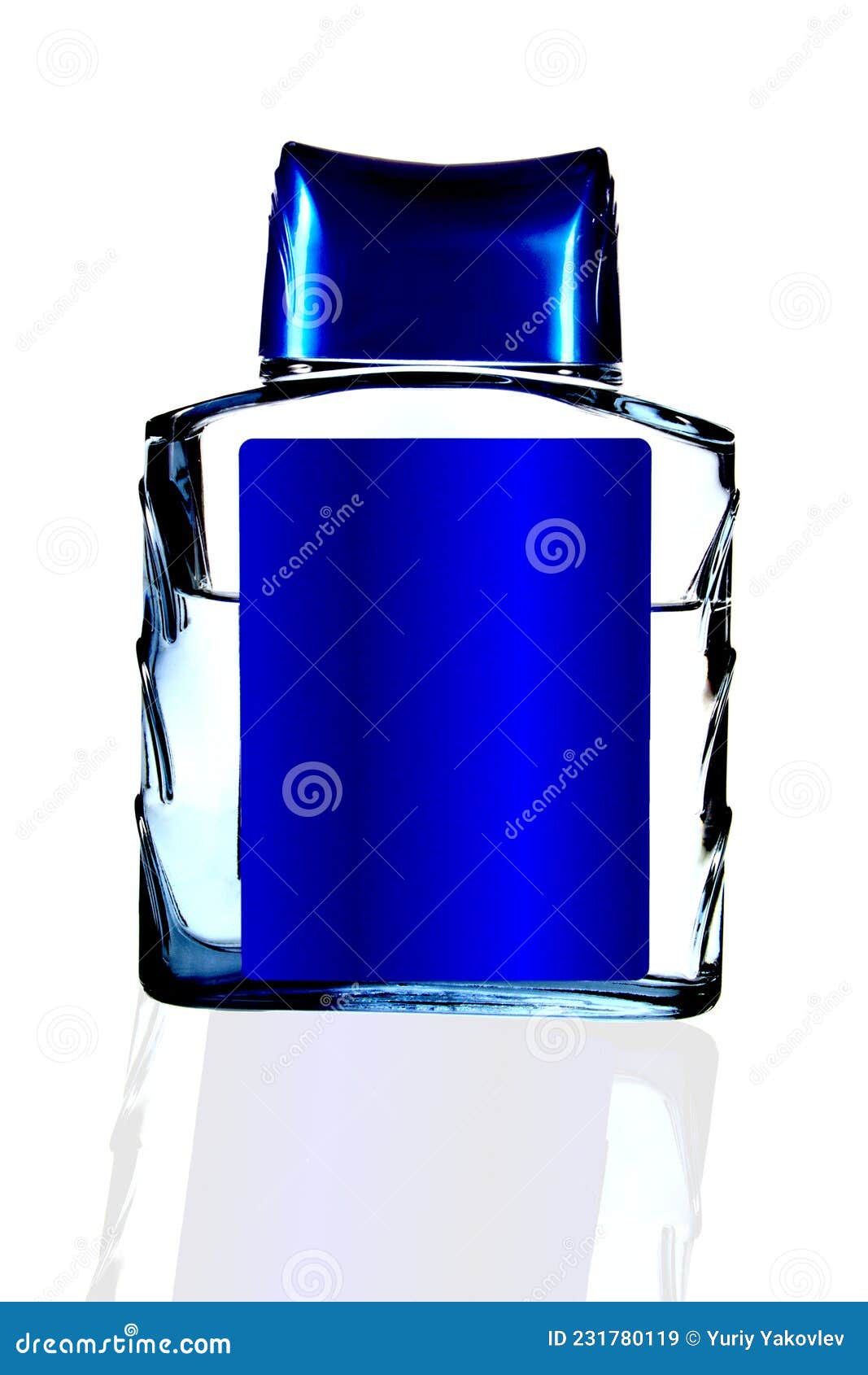 After Shave Lotion, Liquid Container, Isolated Image Stock Image