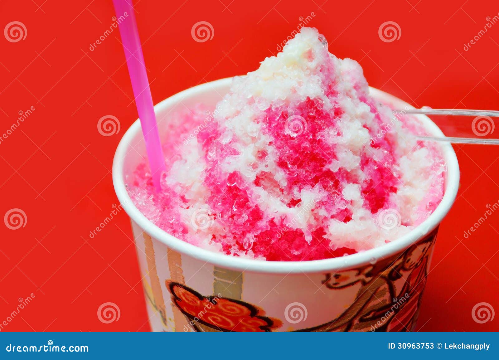 Shaved Ice dessert stock image. Image of fruits, fruity 30963753