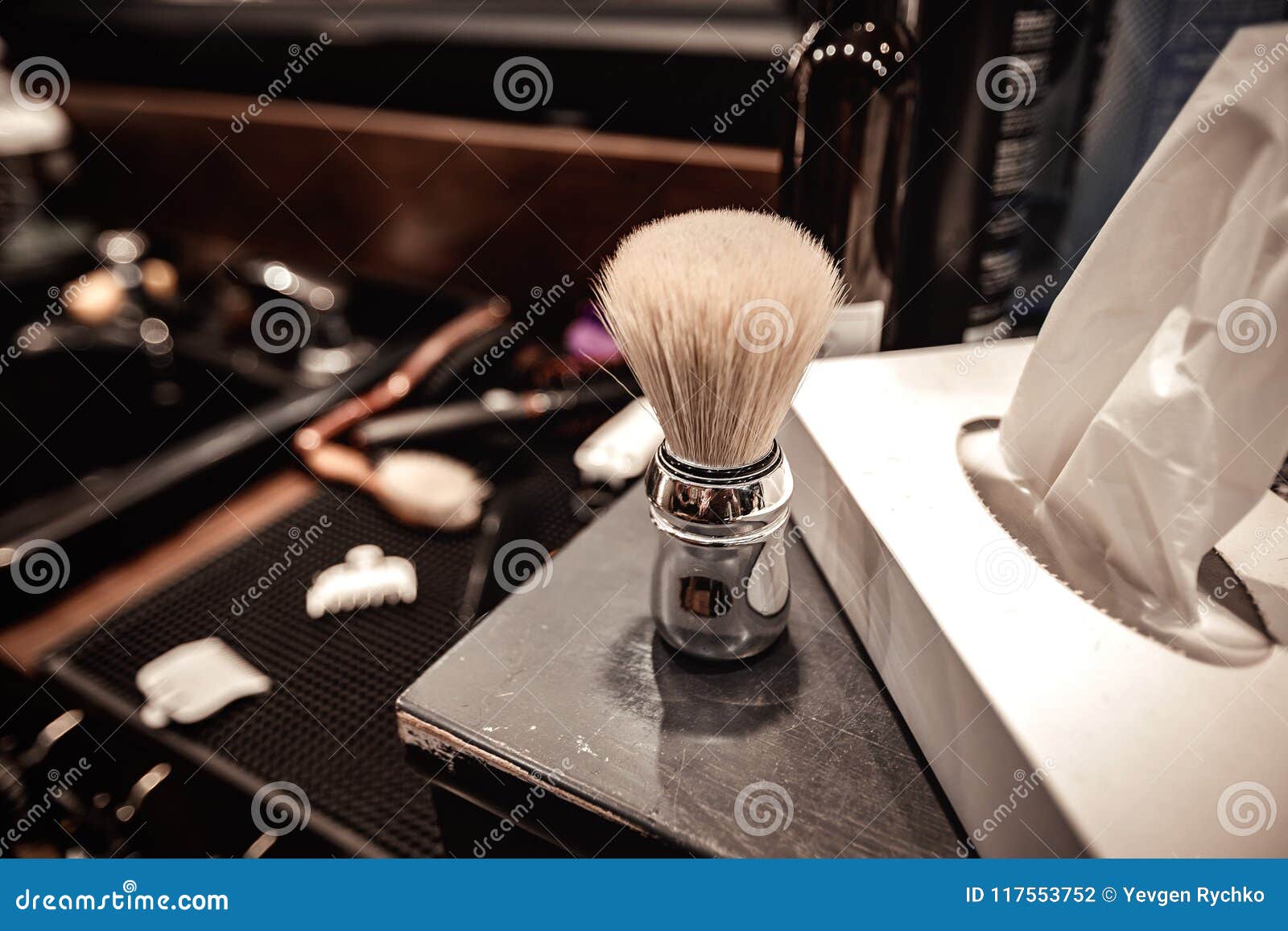 Shaving Accessories of Barber Shop Stock Photo Image of haircut, care