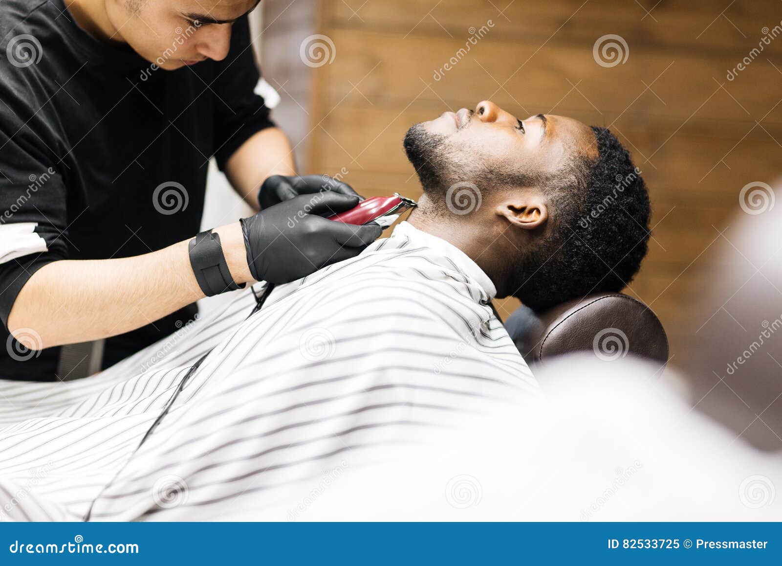 Shaving neck stock image. Image of profession, clipper 82533725