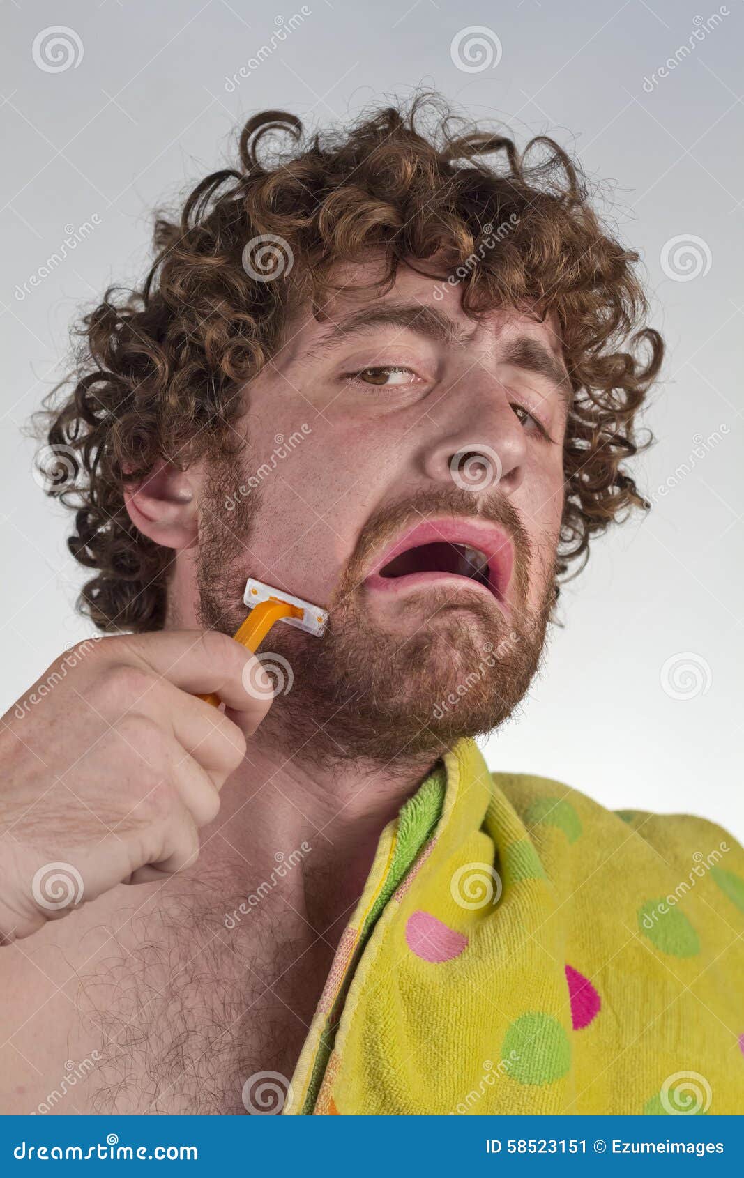 Shaving Off Beard stock image. Image of adult, ritual 58523151