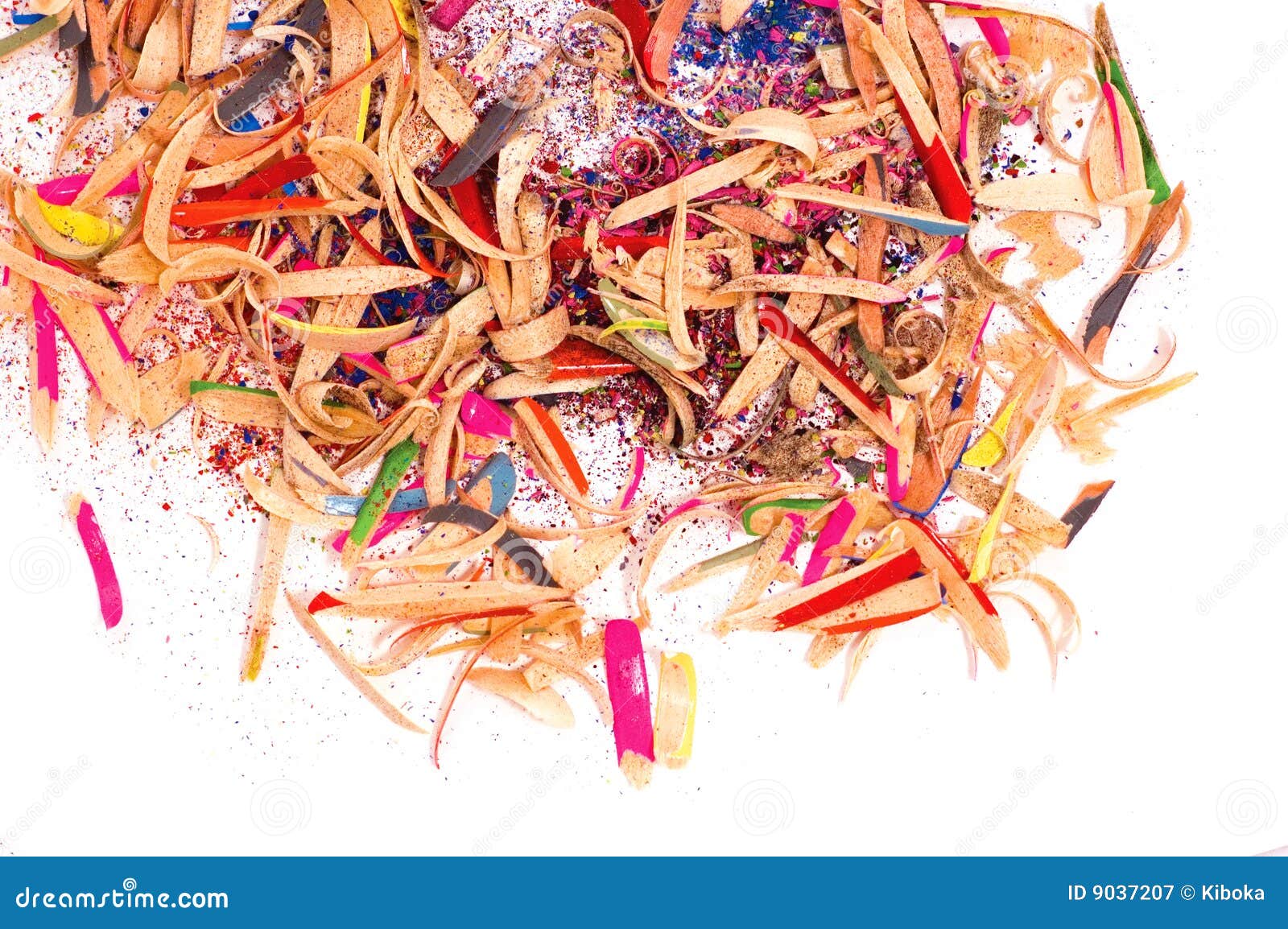 Shavings from a pencil stock image. Image of paper, instrument 9037207