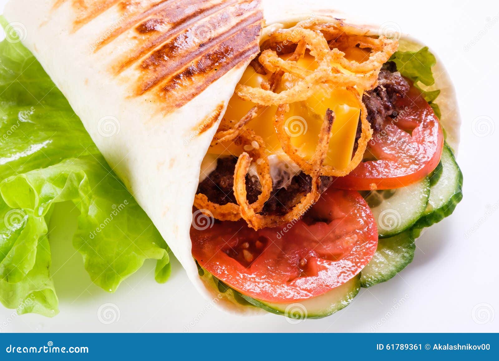 Shawarma in pita bread stock image. Image of chicken 61789361