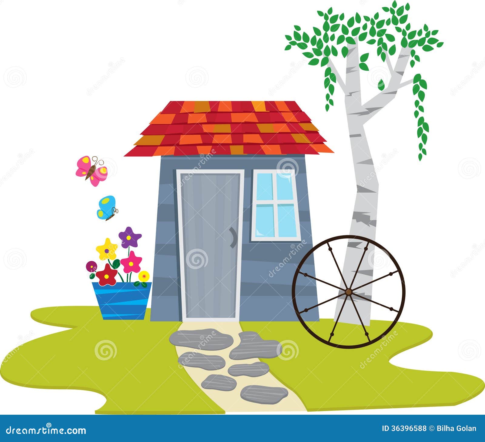 Shed Cartoons, Illustrations &amp; Vector Stock Images - 5077 