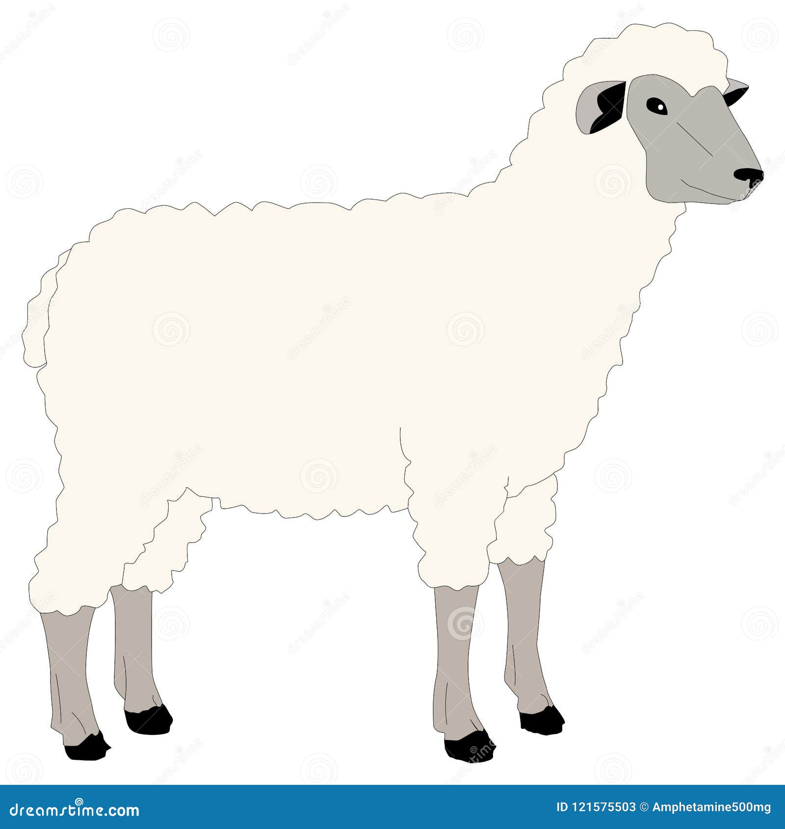 Sheep Cartoon stock vector. Illustration of design, isolated - 121575503 Sheep Cartoon stock vector. Illustration of design, isolated - 121575503