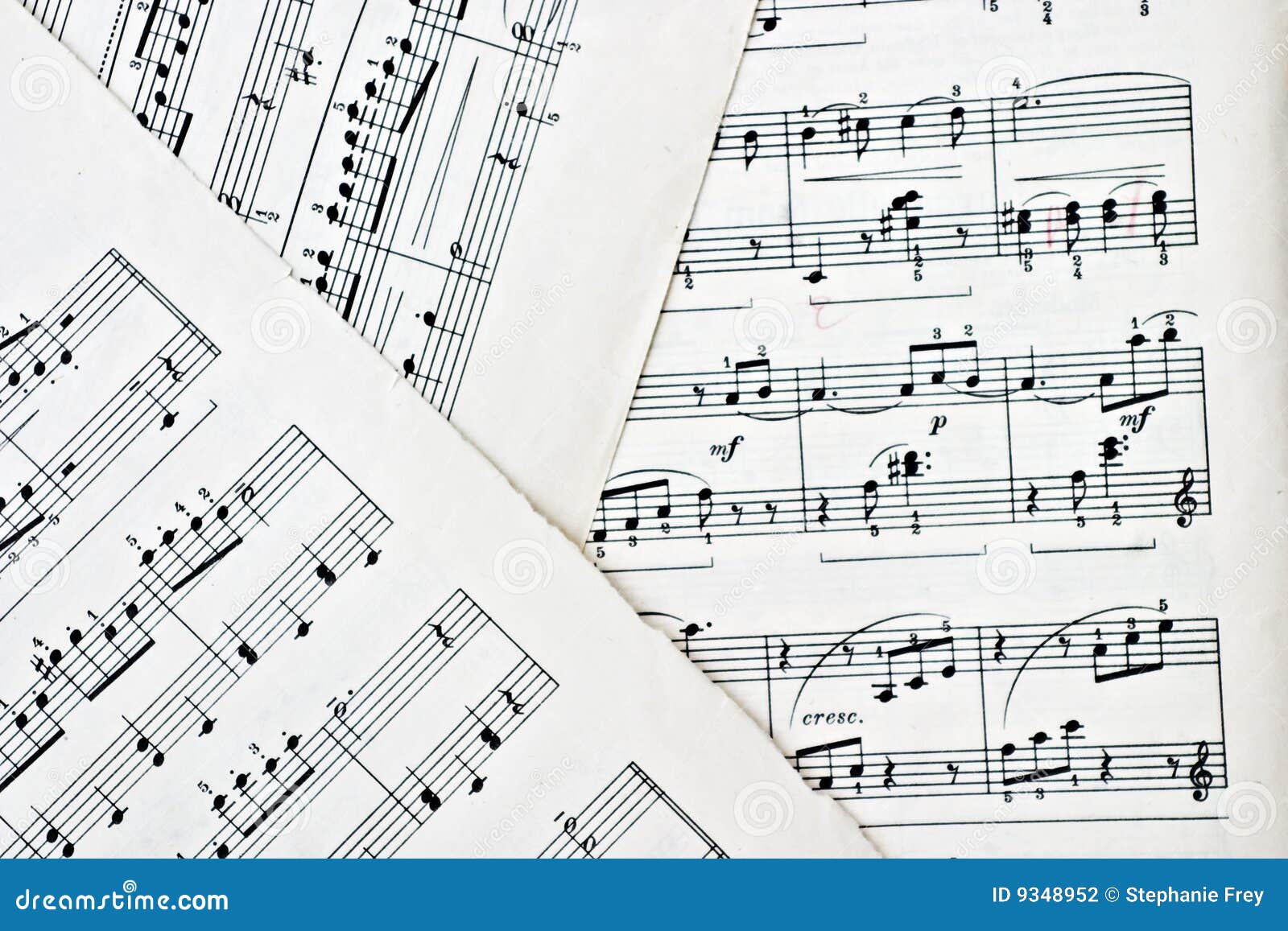 Sheet Music stock photo. Image of treble, composition 9348952