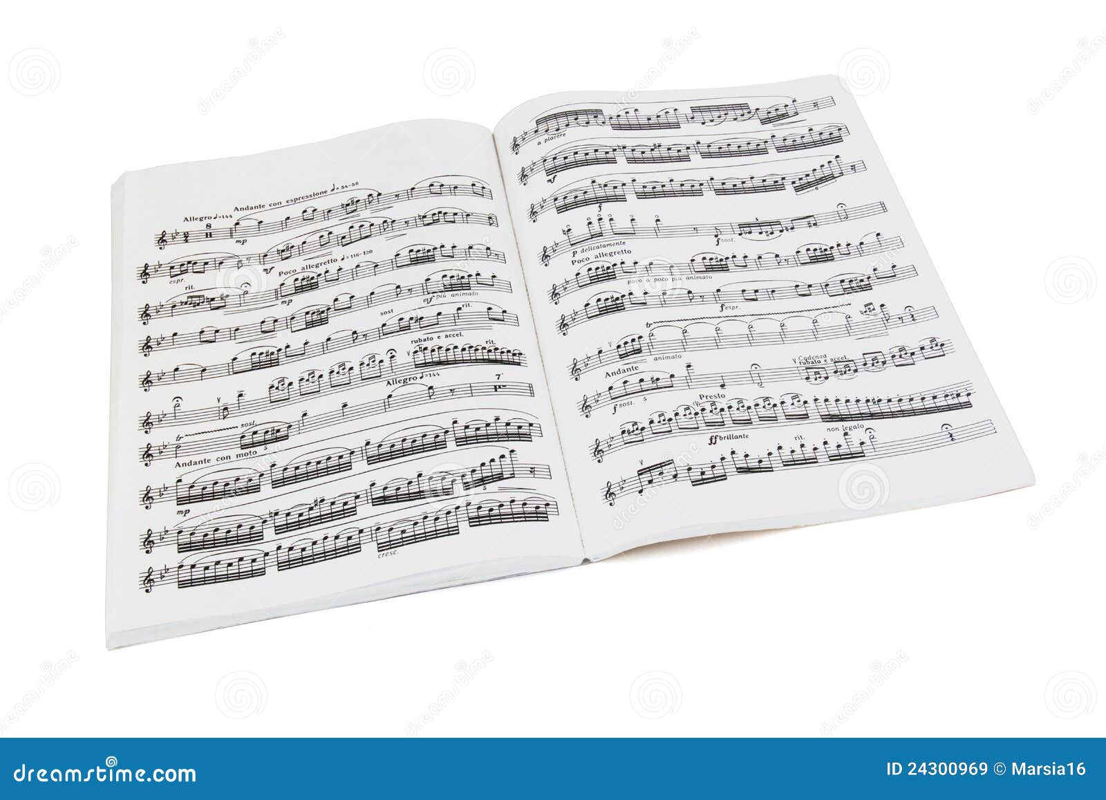 sheet music book