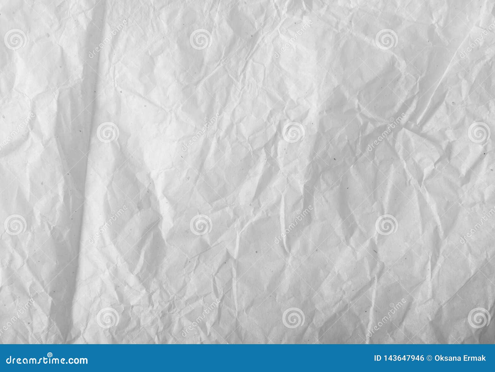 Sheet Of White Thin Crumpled Craft Paper Background Stock Photo Image of rugged, abstract