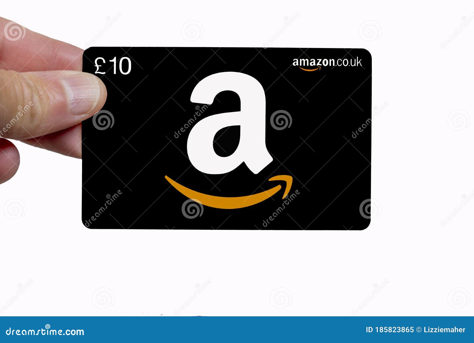 Ten Pounds Amazon Gift Card Editorial Image Image of