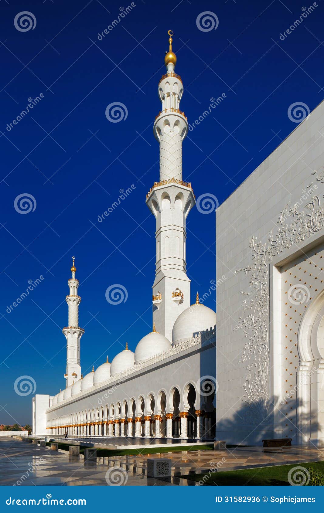 sheikh zayed grand mosque, abu dhabi is the largest in the uae