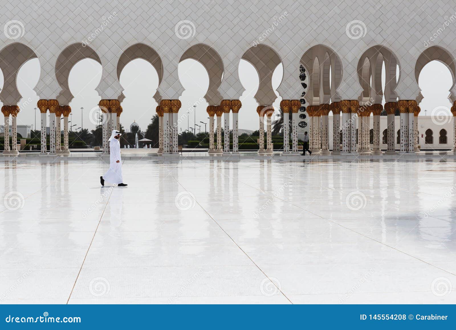 Sheikh Zayed Mosque Abu  Dhabi UAE Editorial Stock Photo 