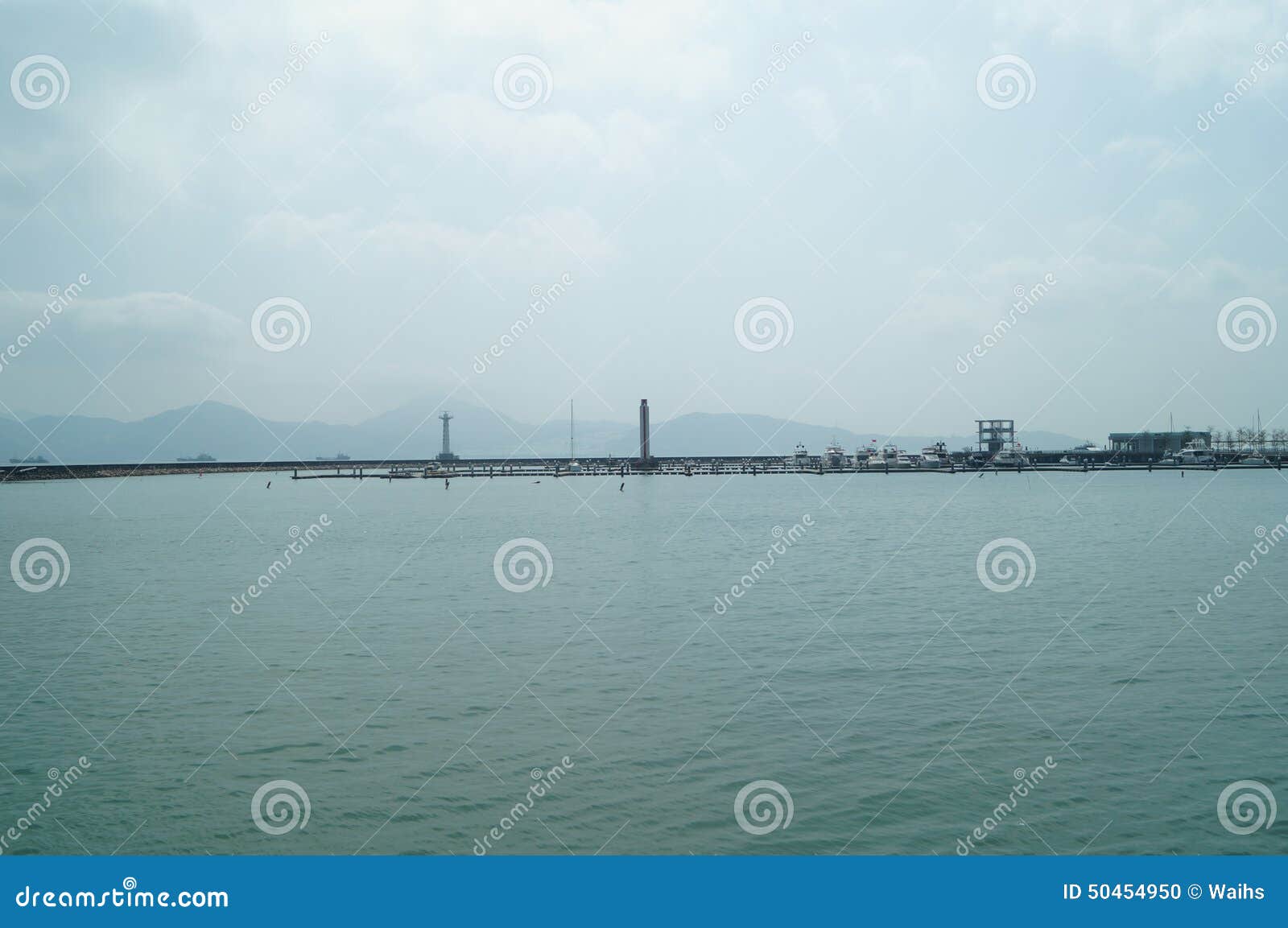 Shekou Sea scenery in Shenzhen, China.