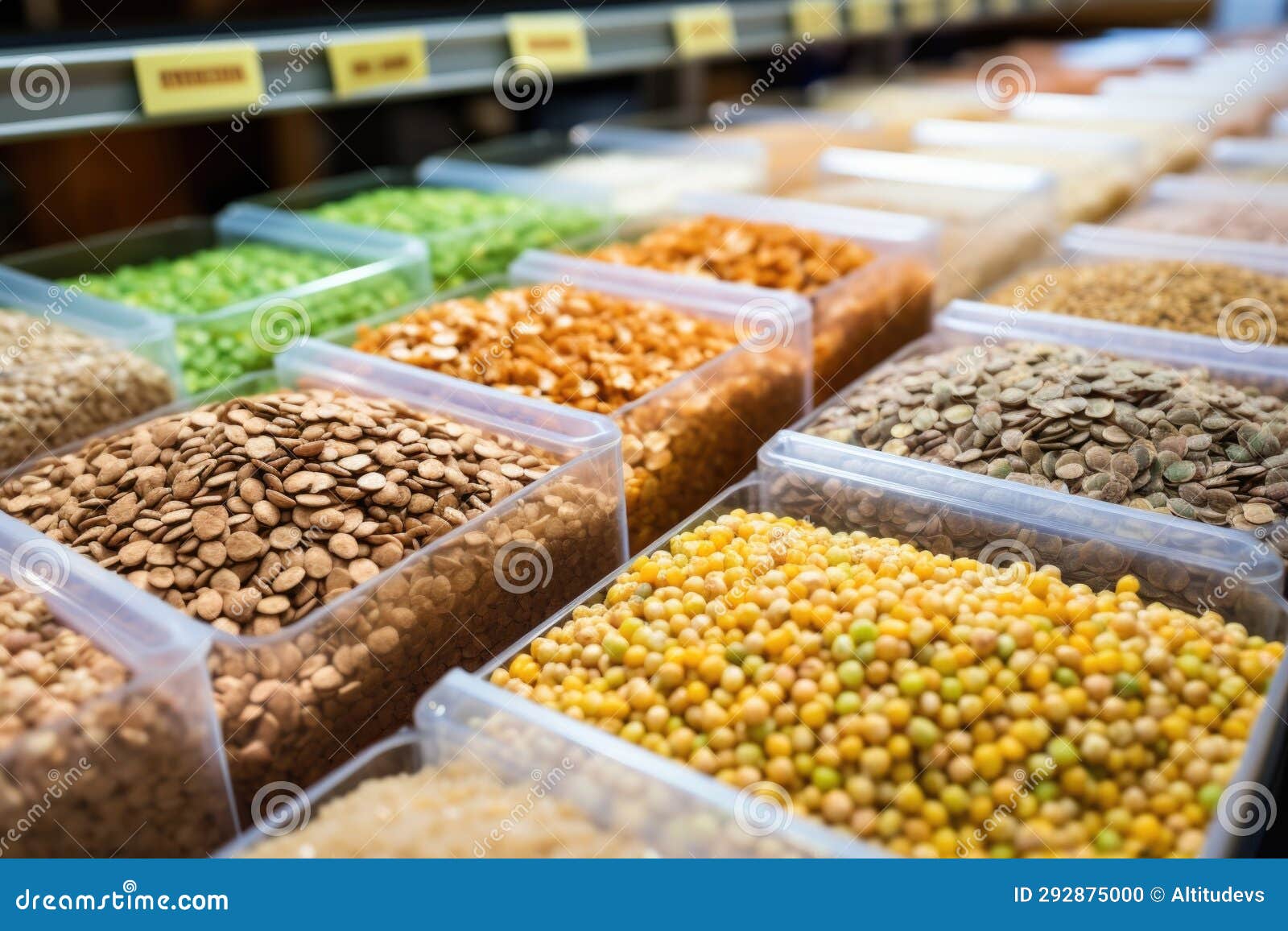 Shelf Full of Nutfree Cereals in Grocery Store Stock Photo Image of